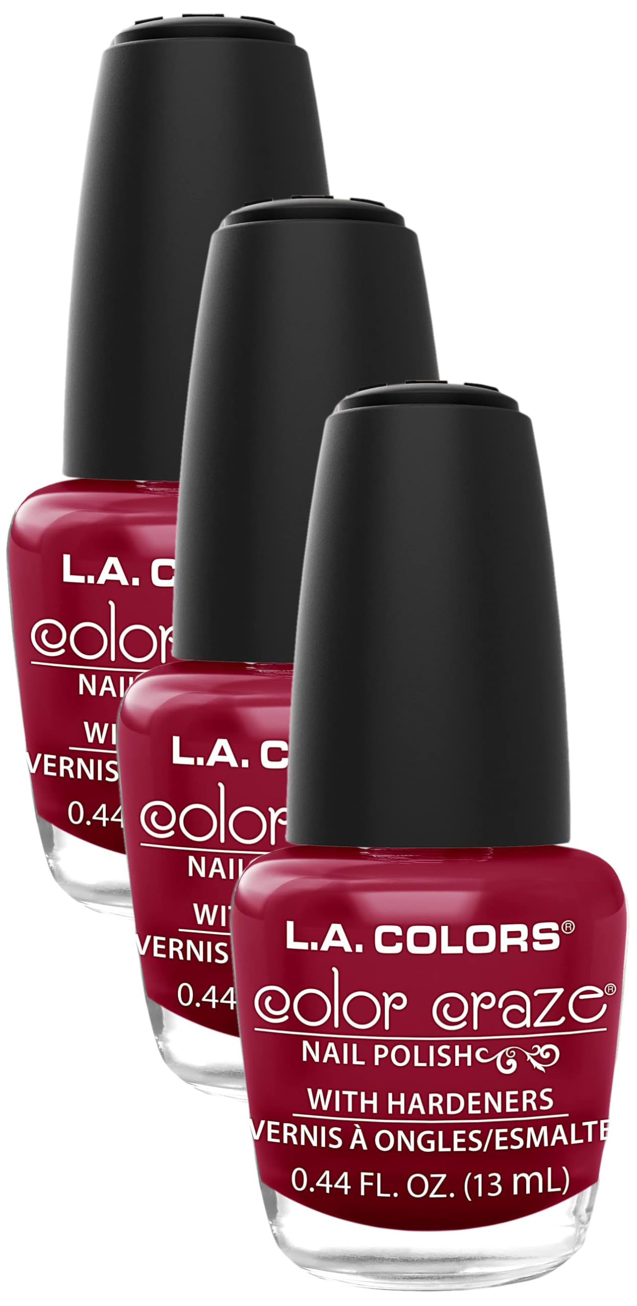 L A COLORS Color Craze Hot Blooded 0 44 oz Pack of 3