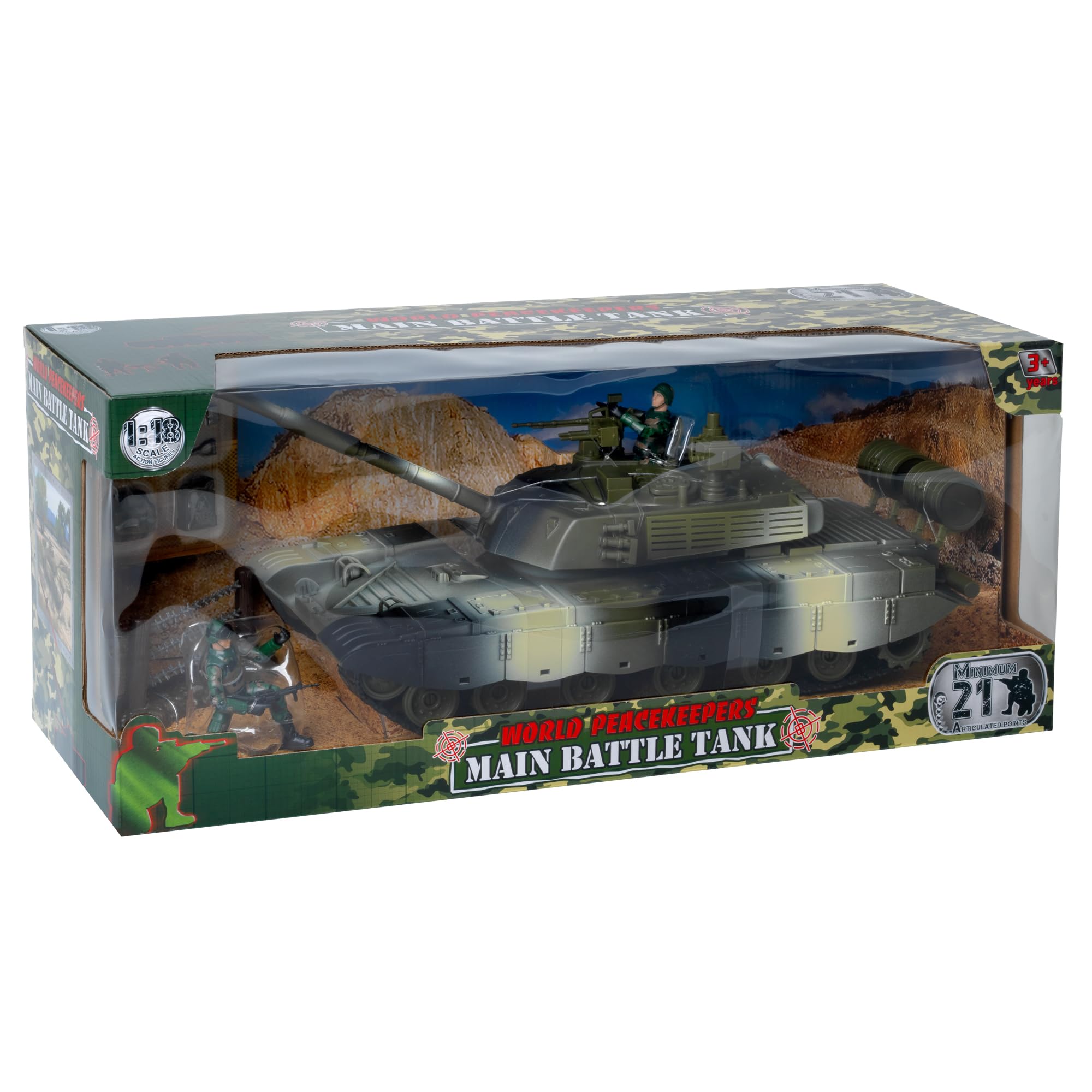 Peterkin - World Peacekeepers - Figurine de Guerre - Tank