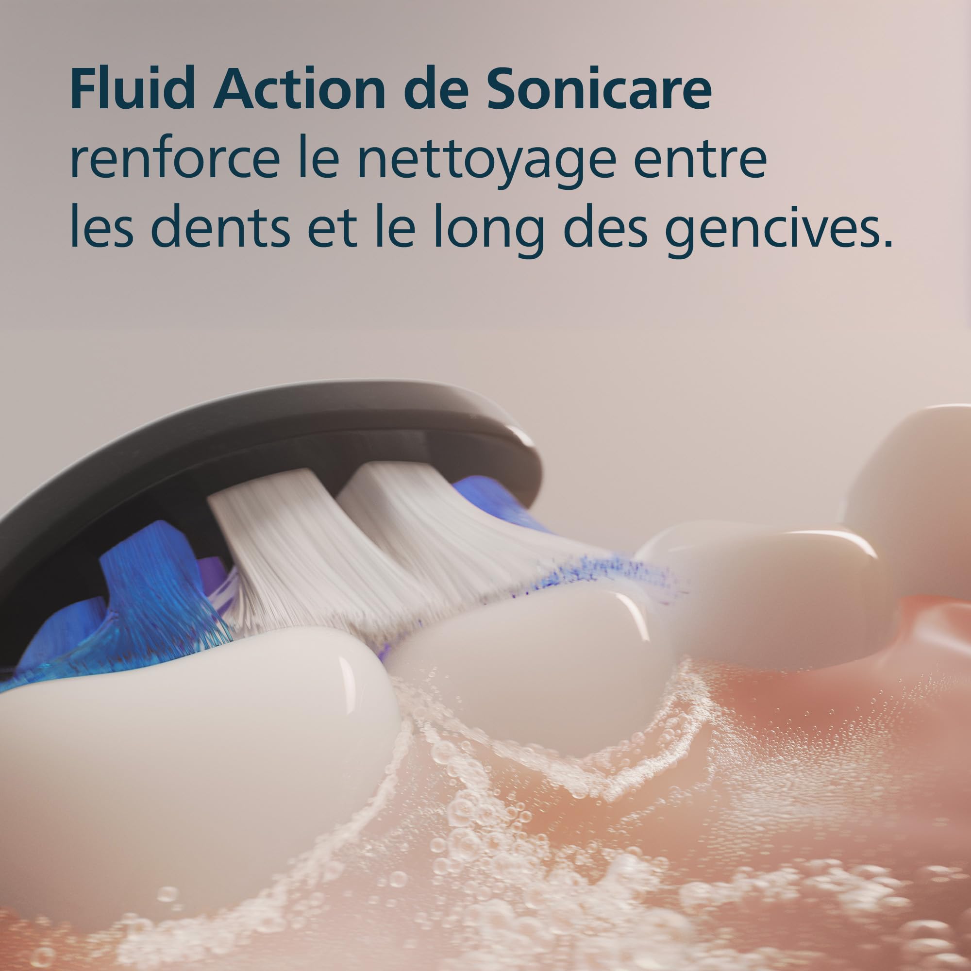 Philips Sonicare S2 Sensitive, têtes de brosse de rechange, noir, lot de 6, HX6056/88