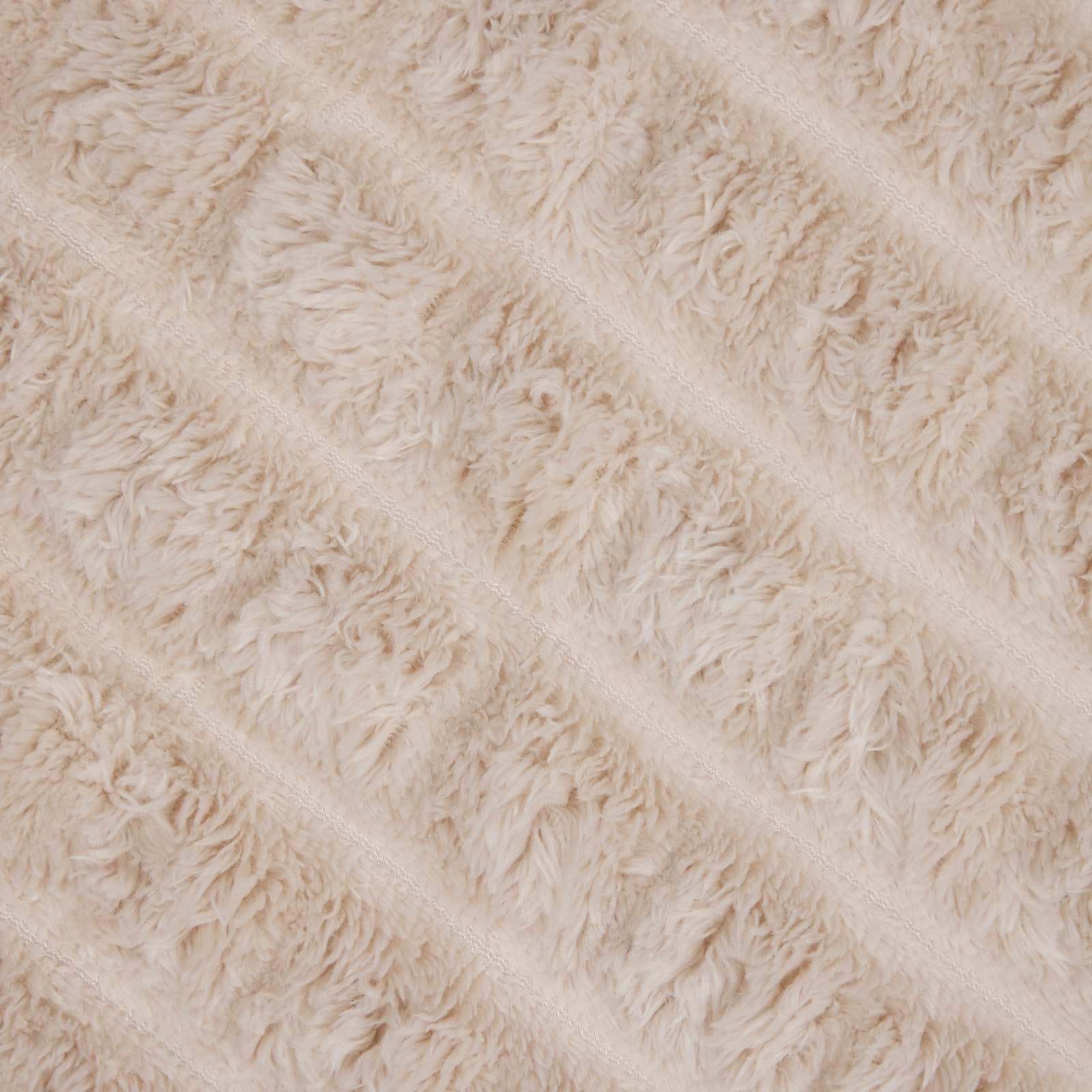 Manta de forro polar beige de 150 x 130 cm, manta ligera para sofá y cama, manta versátil para salón y colcha, color crema con tacto suave