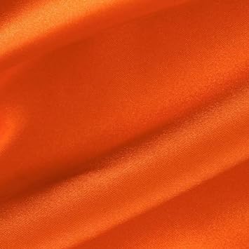 Orange Satin Fabric 60" Inch Wide 10 Yards by Roll FB
