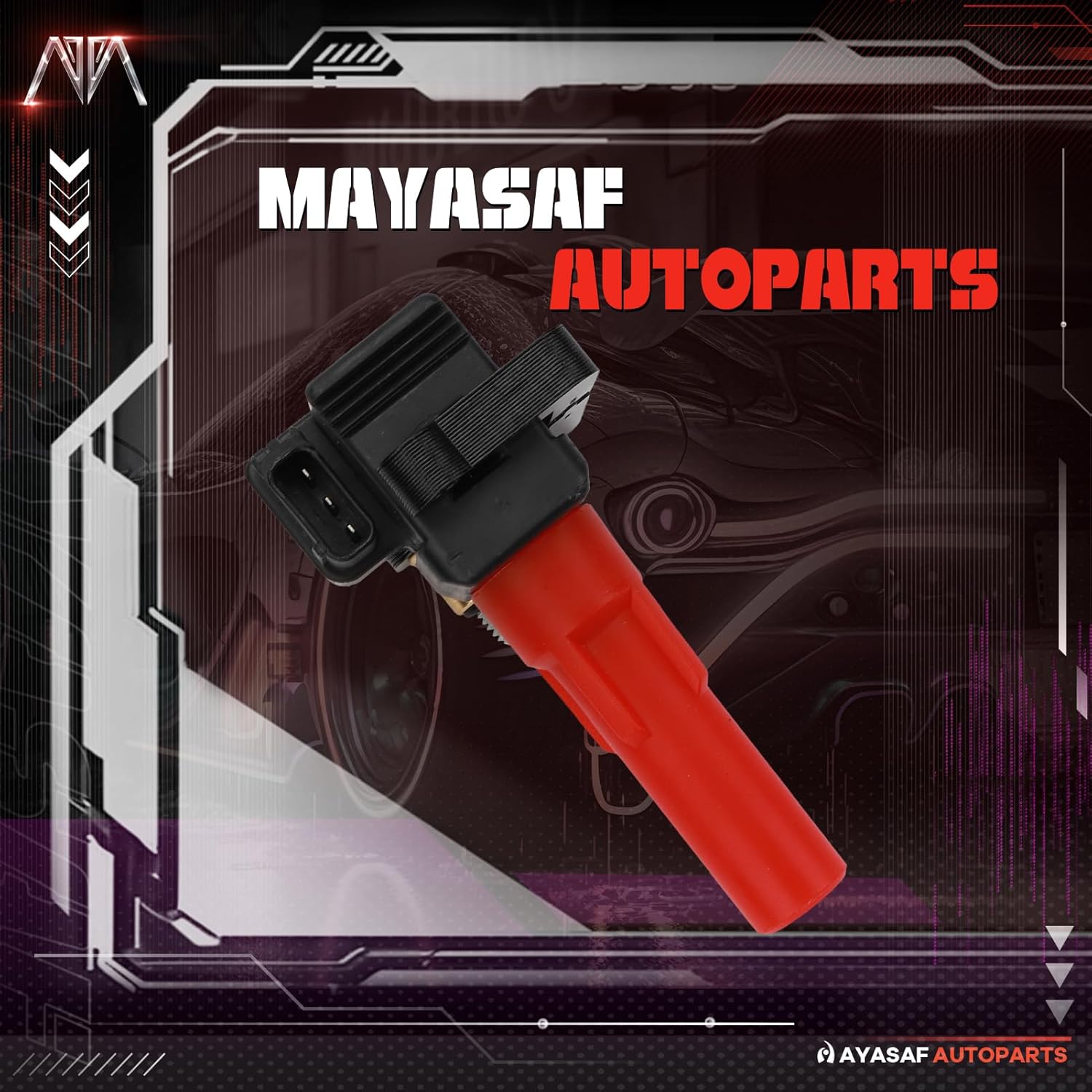 MAYASAF UF287 イグニッションコイル [6個パック] 2008-2009 スバル レガシー 3.0L、2001-2009