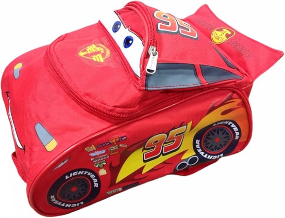Amazon Co Jp カーズ マックイーン型 トドラー リュック キッズ 子供用 バックパック バッグ 幼稚園児 小学生低学年用 ライトニング マックィーン ディズニー ピクサー グッズ シューズ バッグ