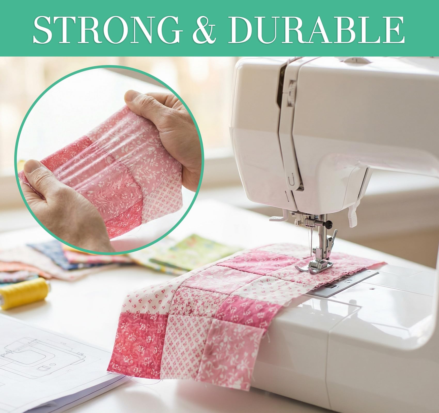 Hilo para coser, 300 yardas por carrete, hilo de poliéster, 36 colores, hilo de coser multiusos, surtido de hilos para coser a mano, hilo de acolchado y máquinas de coser