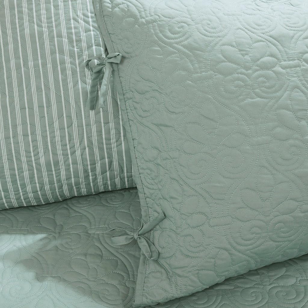 6 Pcs Reversible Daybed Cover Set Seafoam Daybed