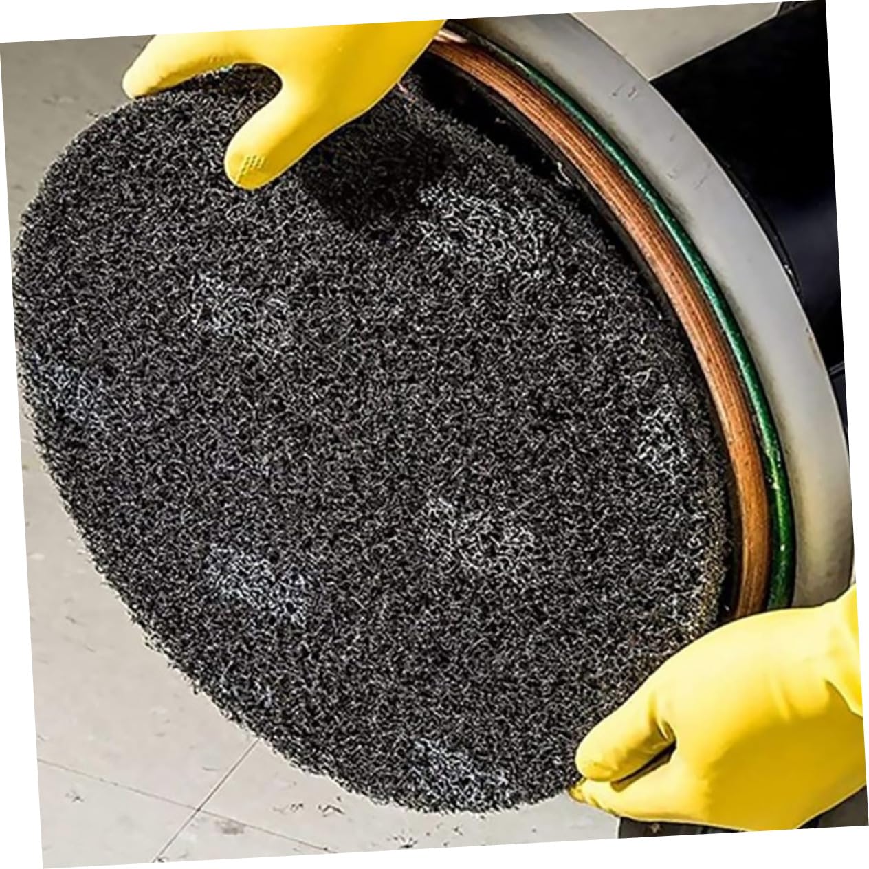 5sheets Microfiber Floor Buffer Pads Marble Polishing Cleaning Mats Shine Mop Pad for Floor Cleaner Supplies