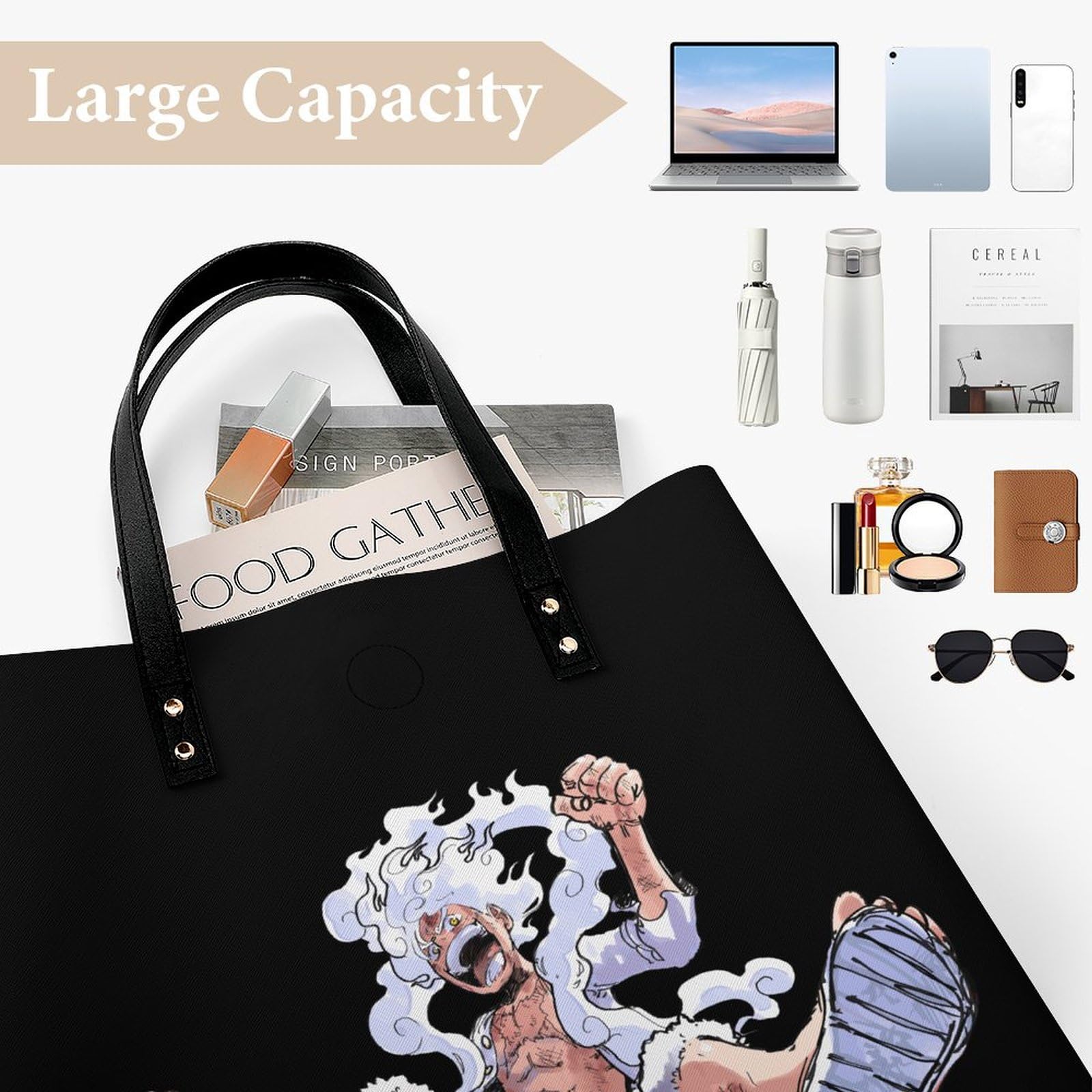 Amazon.co.jp: ワンピース ルフィ ONE PIECE ギア5 トートバッグ