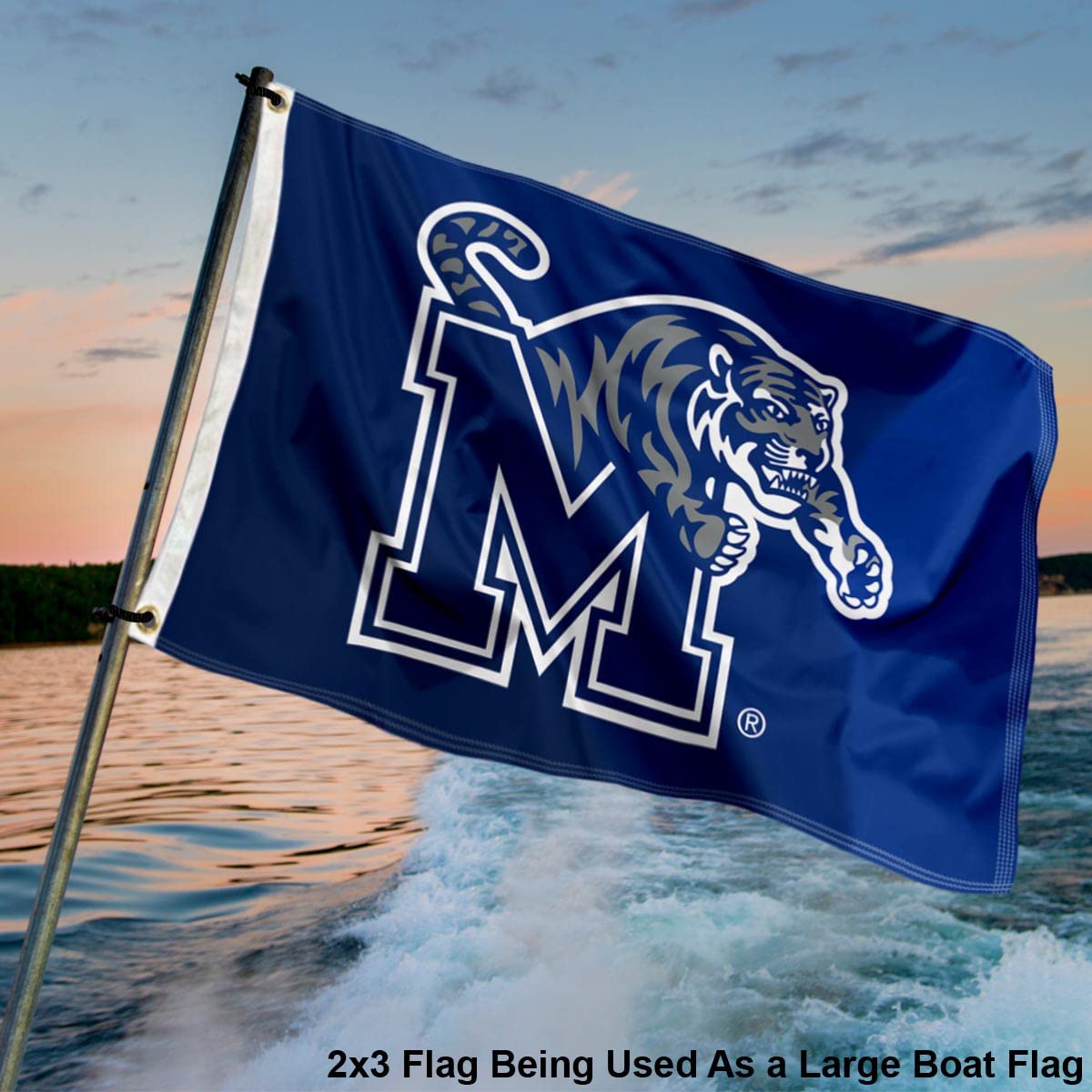 Drapeau Memphis Tigers 3x5 Pieds – Bannière Logo équipe Football, Unisexe, Fabrication Chine