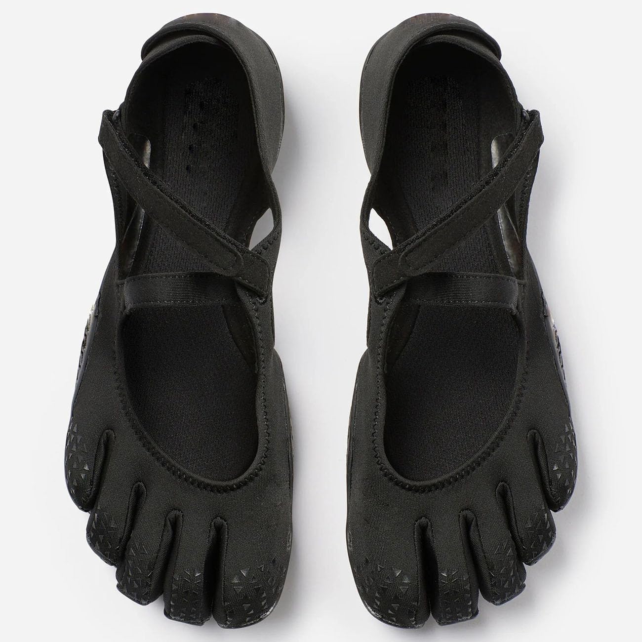 Five Finger Shoes Women Barefoot Glove Sneakers Gym Ballet Flats Hook Loop Strap Anti-Slip Comfortable Home Exercise
