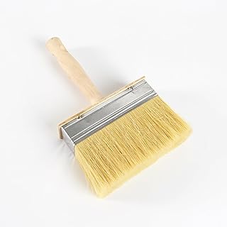 6'' Deck Brush for Deck Stain Applicator, Stain Brushes for Wood, Wide Paint Brush, Paint Brush for Walls, Quick Decking, Fence and Furniture
