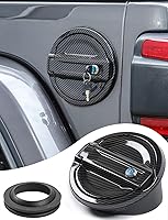 Vista 11 de Savadicar Cubierta de tapa de gasolina, puerta de tanque de llenado de combustible compatible con Jeep Wrangler JL JLU 2018-2025 4xe 2 y 4 puertas
