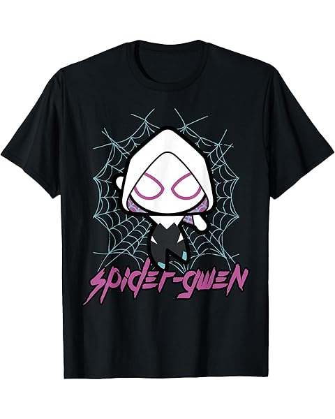 Marvel Comics Classic Spider-Gwen Cute Kawaii Action Hero T-Shirt
