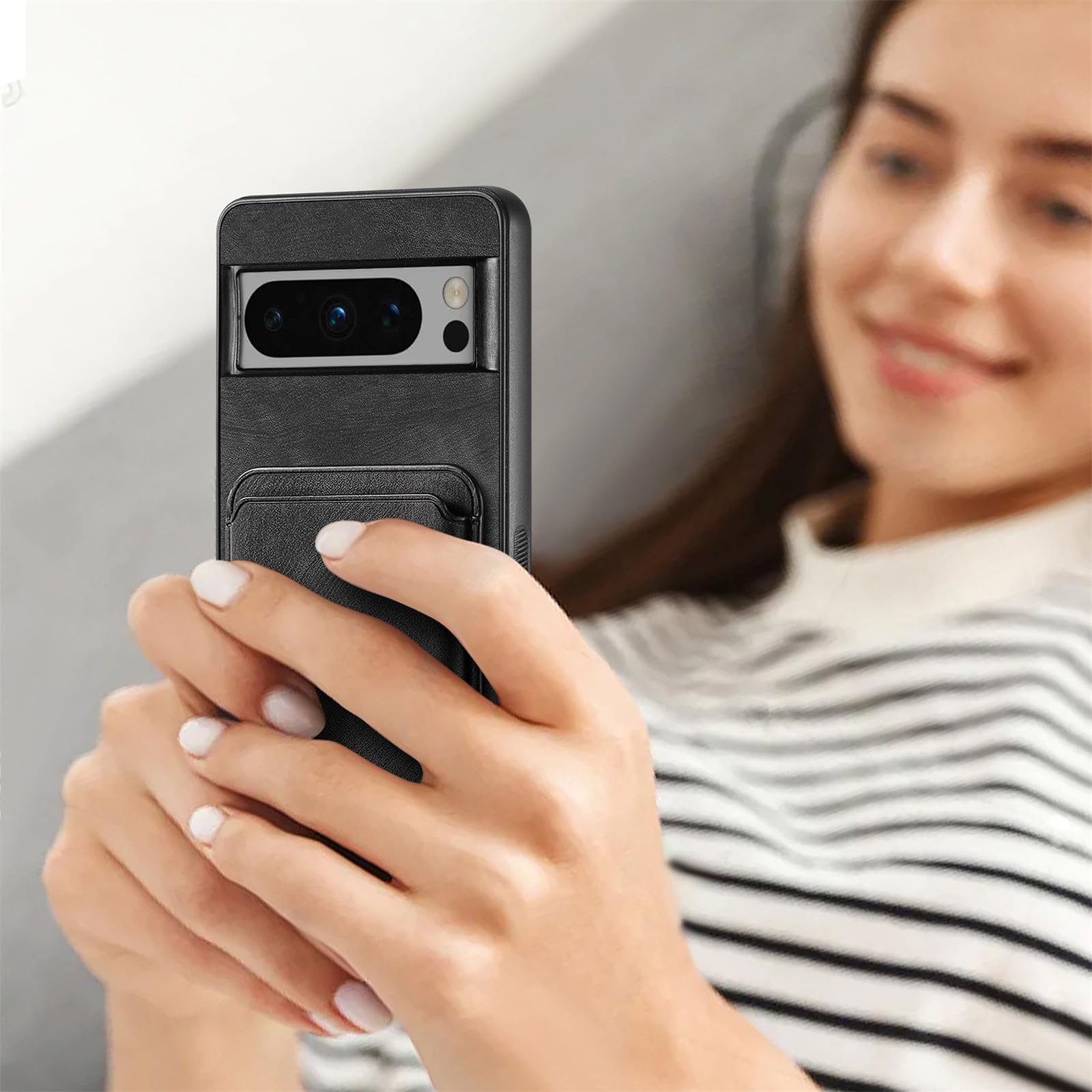 Cover Pelle Per Google Pixel 11 Pro XL/ 11 Pro/ 11, Staccabile Portafoglio