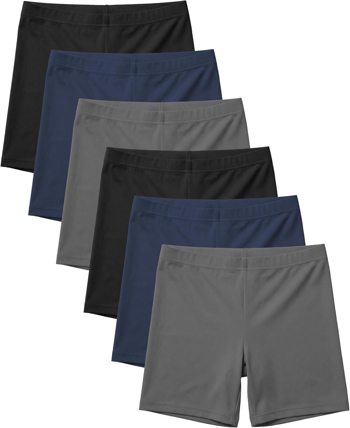 Sexy Basics Women's Ultra Soft Mini Bike Short | Spandex Workout Trunk Boxer | Multi Packs & Colors