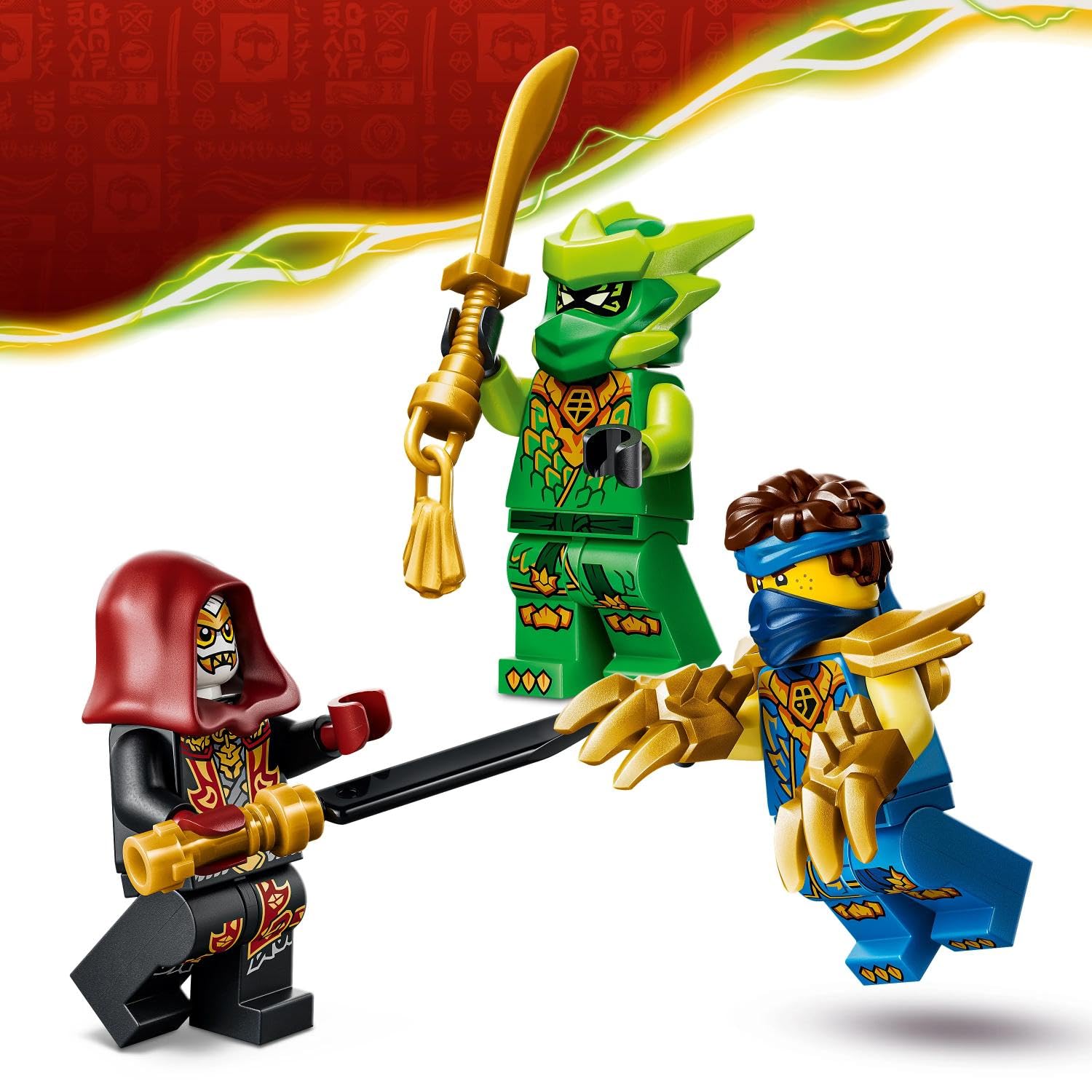 LEGO® NINJAGO® Lloyd’s Dragon Mech Battle Pack - Action Figure Playset with 3 Minifigures - 71862 — Amazon image 6