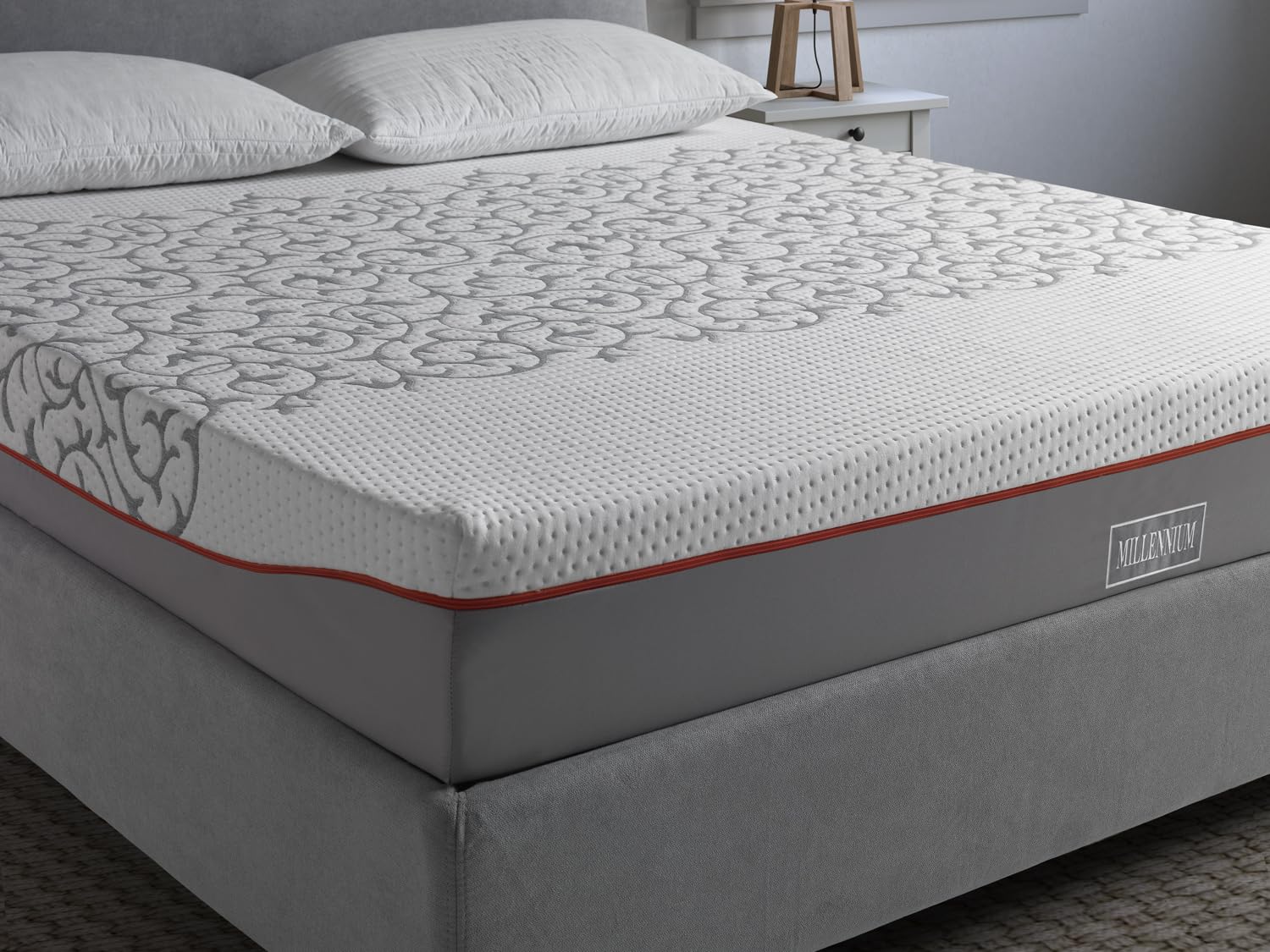 EVERGREENWEB - Miglior Materasso Matrimoniale 140x200 Alto 20 cm MEMORY FOAM DISPOSITIVO MEDICO Ortopedico MASSAGGIANTE con Coppia Cuscini Letto, Rivestimento SFODERABILE Lavabile Tessuto ANALLERGICO