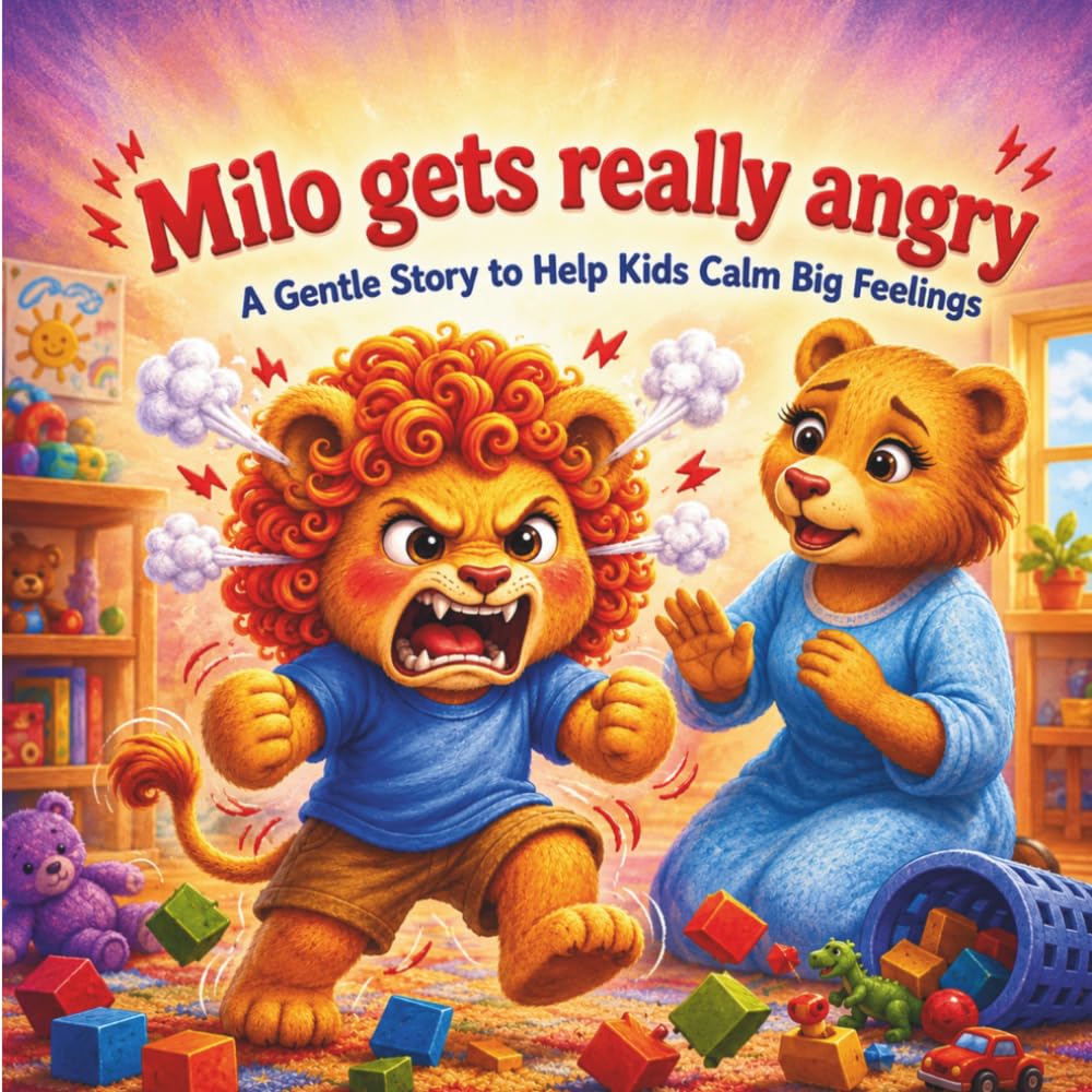 Milo Feels Angry: A Gentle Story to Help Kids Calm Big Feelings (Milo Emotional Skills Series)