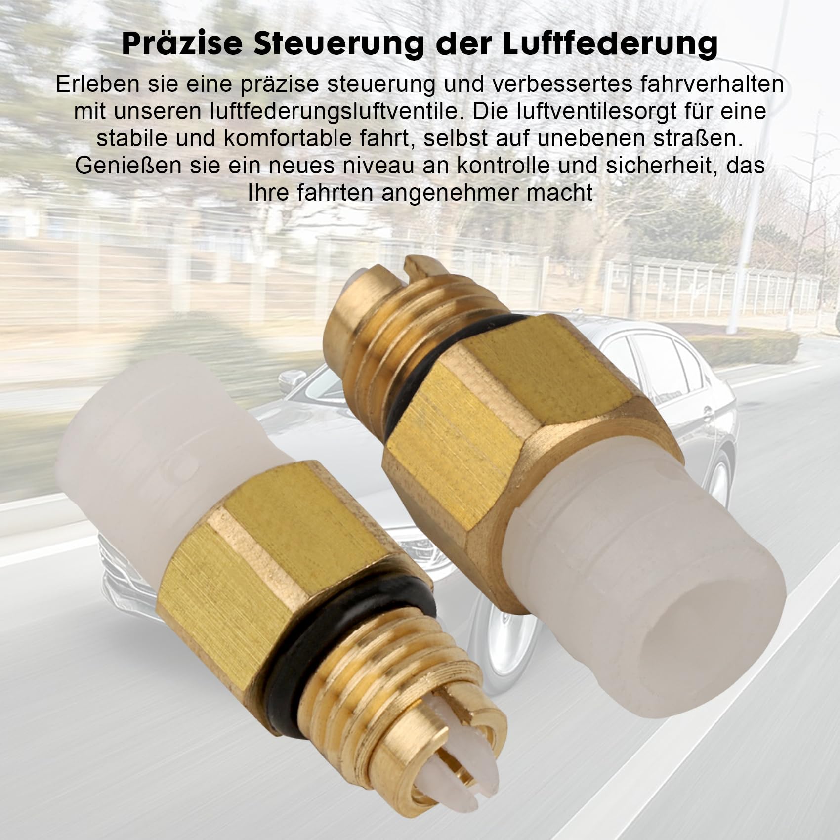 Luftfederungsluftventile 10 Stück 2203202438 37106796508 Kompatibel mit Benz W251 W164 W212 W211 W220 W221 W222, Audi A6 (4F2,C6) Allroad C5 C7 A8 D3, Jaguar XJ
