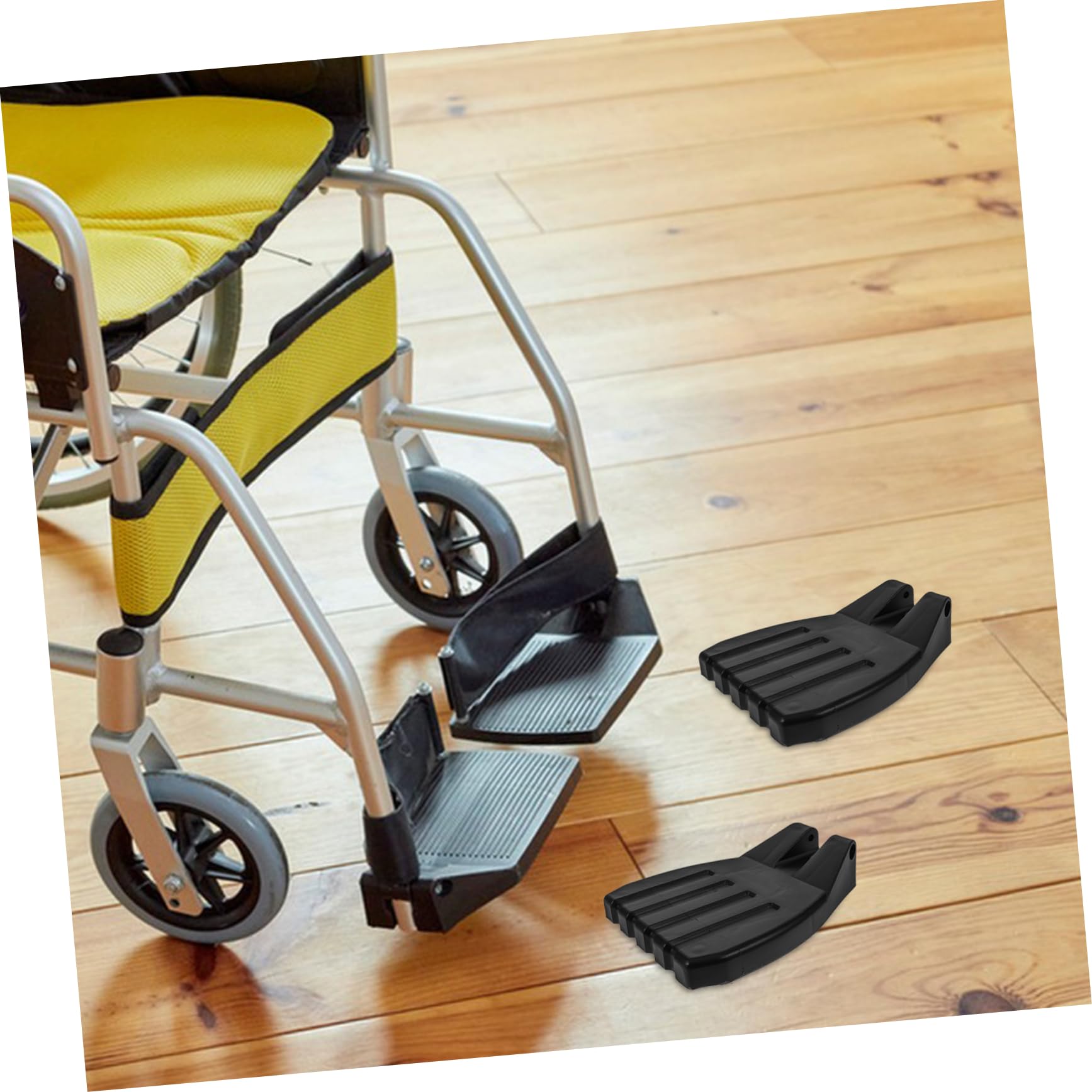FOMIYES Reposapiés Para Silla De Ruedas De 6 Piezas Reposapiés Para Silla De Ruedas De Alta Resistencia Pedal Resistente Para Silla De Ruedas Pedal De Repuesto Para Silla De Ruedas