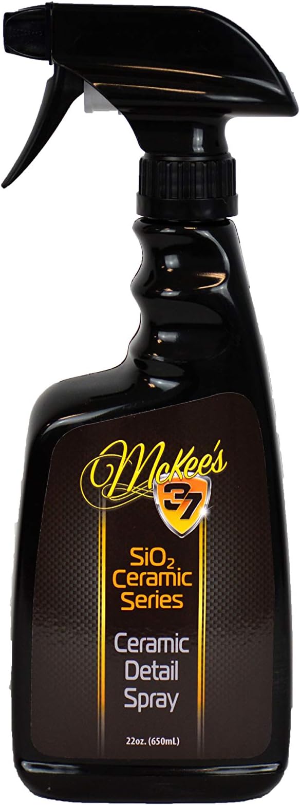 MKCS-130 Ceramic Detail Spray | Advanced SiO2 Top Coat Sealer & Gloss Enhancer, 22 oz.