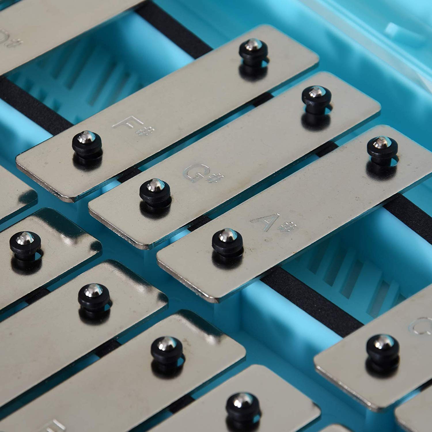 Rockmusic Glockenleder Xylophon ROCKSTAR AX25N2 chromatisch 25 Tasten mit Etui und Schlägel - Rockmusic
