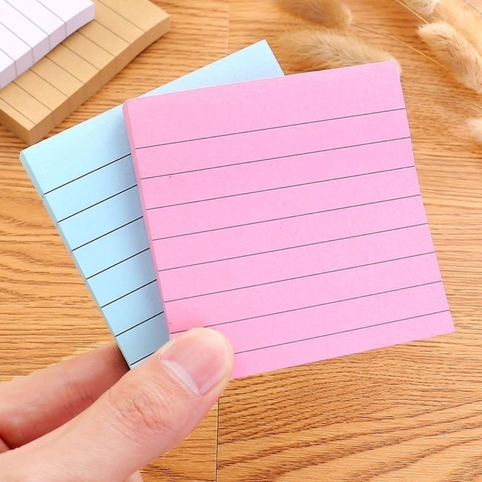 24 blocchi colorati per appunti, a righe, multifunzione, per scrivere e scrivere a righe, multifunzione, a righe, scrittura semplice per la scuola