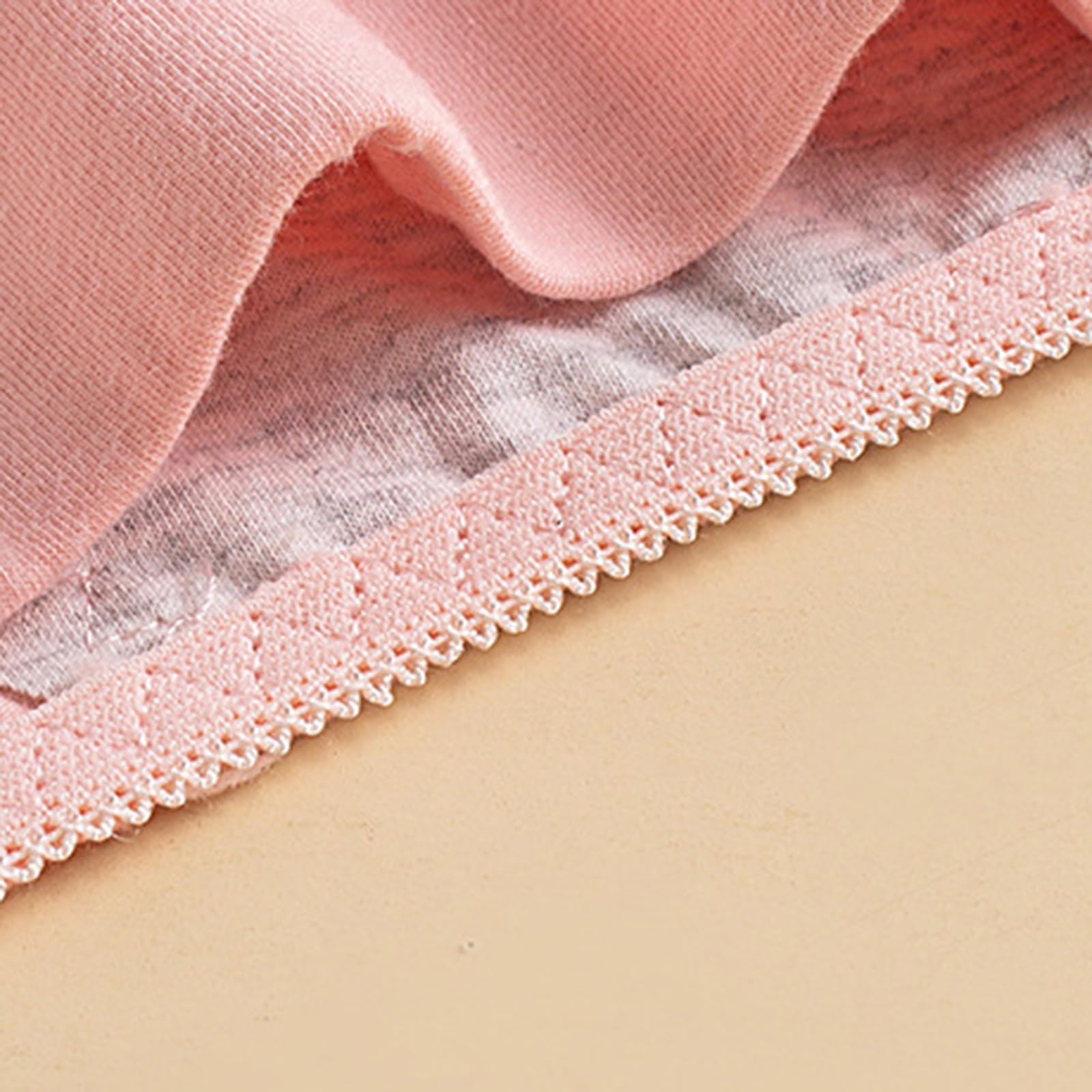 Mujeres Sólido Bragas Cómodo Tallas Grandes Ropa Interior Cintura Alta No Show Slips Sin Costuras Calzoncillos Pack 2/3/4