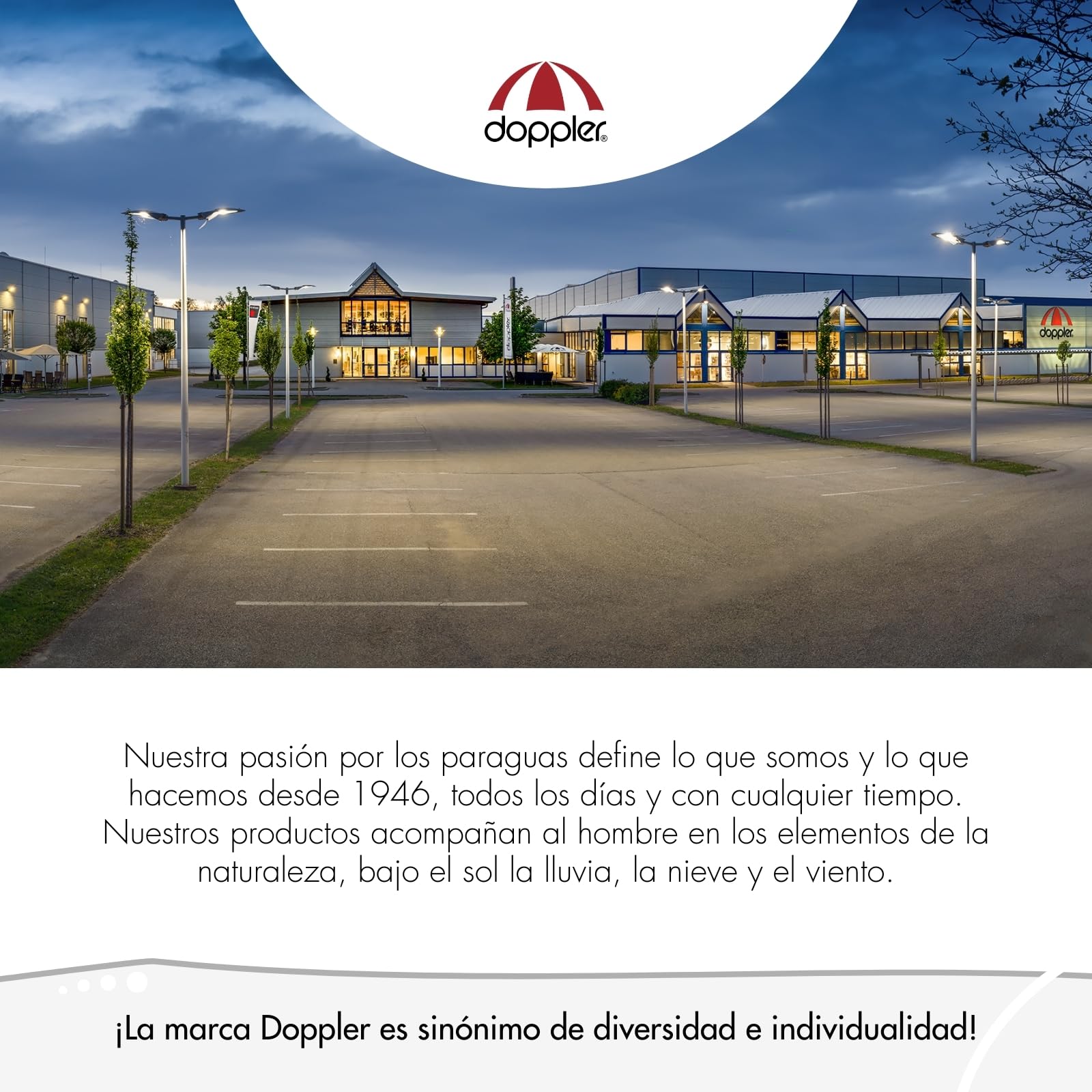 Doppler Parasol para balcón I 170x130cm I Parasol para balcón y terraza I Protección Visual Flexible I Parasol Rectangular y pivotante I Parasol de jardín para balcón