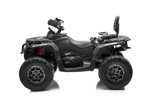Foto 5 de 8 de FINOOS Quad Eléctrico para Niños 2 Plazas 24V, Can-Am Outlander, Coche Eléctrico para Niños, 4x4, Luces LED