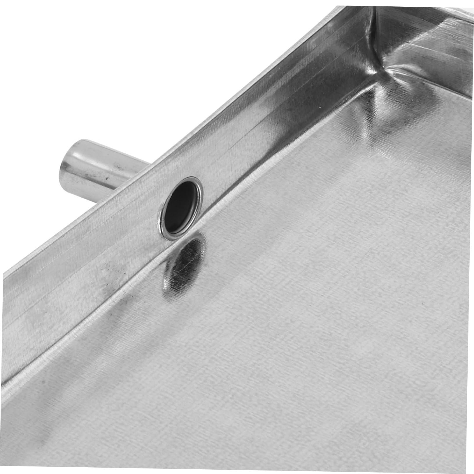 SOIMISS Vassoio di Raccolta Acqua per Condizionatore in Ferro Argento Installazione Rapida, Raccogligocce Efficiente per Unità Esterne di Condizionatori