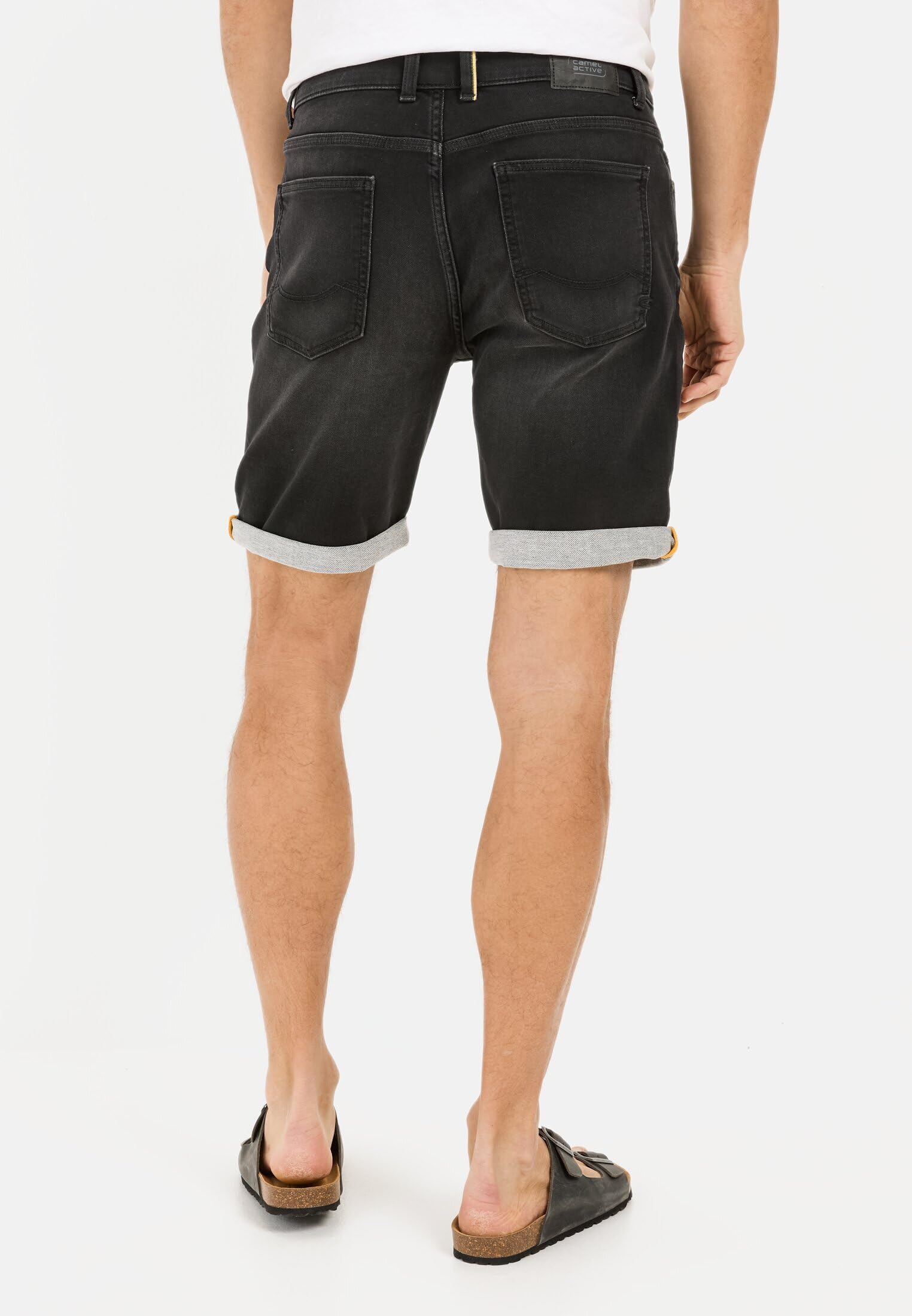 camel active Herren fleXXXactive® Bermuda Shorts mit Umschlagsaum