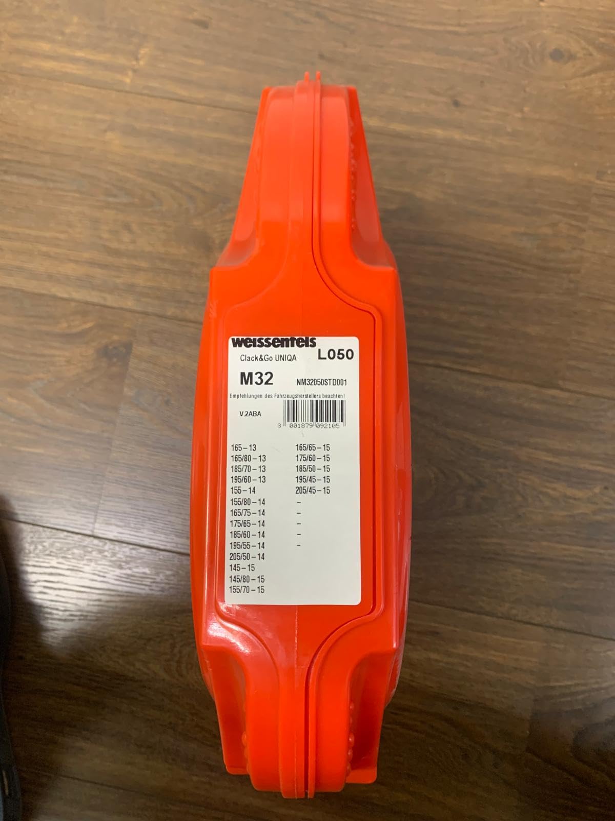 Due Catene da neve WEISSENFELS M32 Gruppo 50 175/65-14 185/60-14 195/45-15 9mm