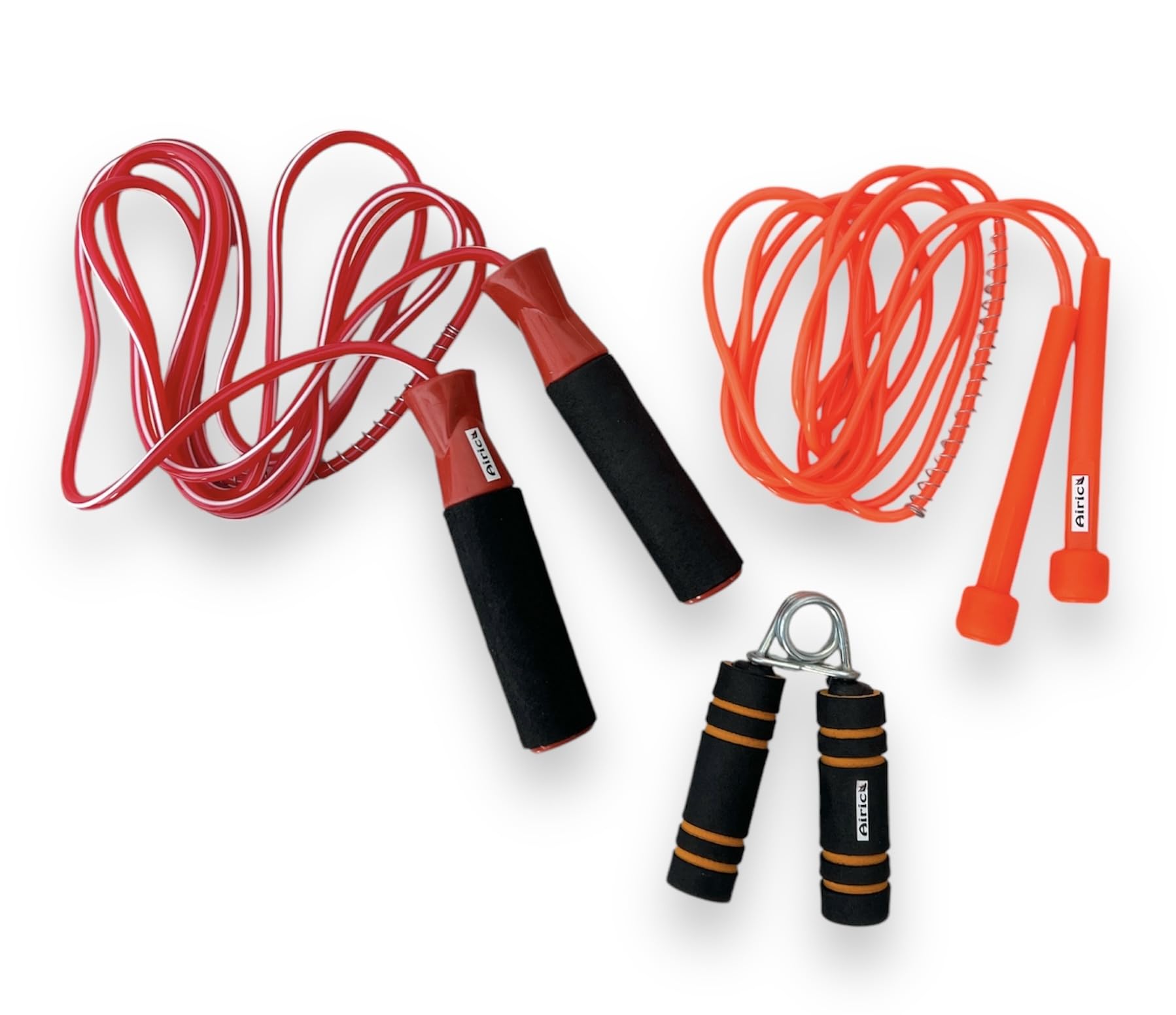 Airic Pencil Rope, Hand grip with foam handle & Ball Bearing Skipping Rope (Length: 289 cm)-image-14