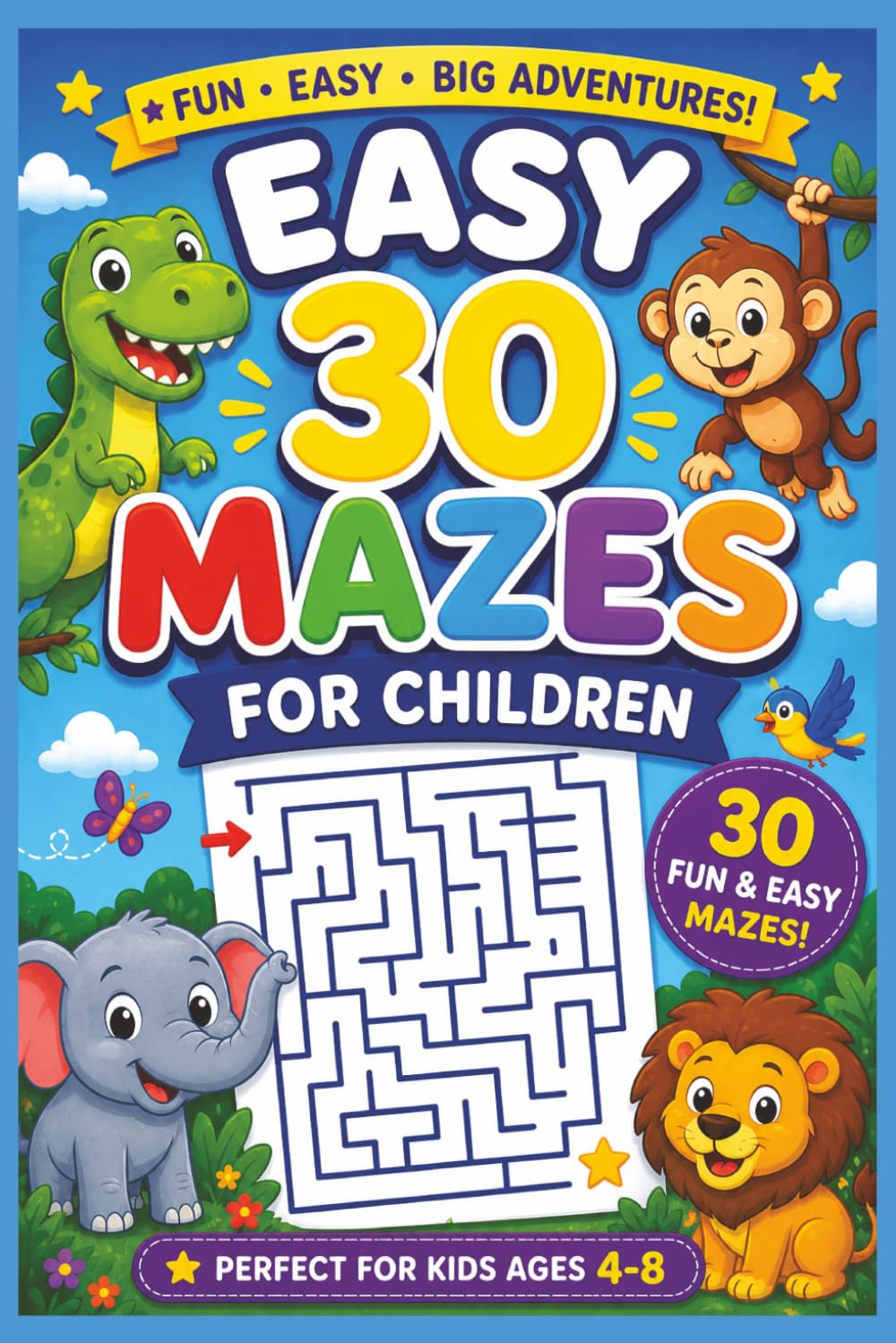 Mazes for kids: Fun Maze Adventures for Little Learners