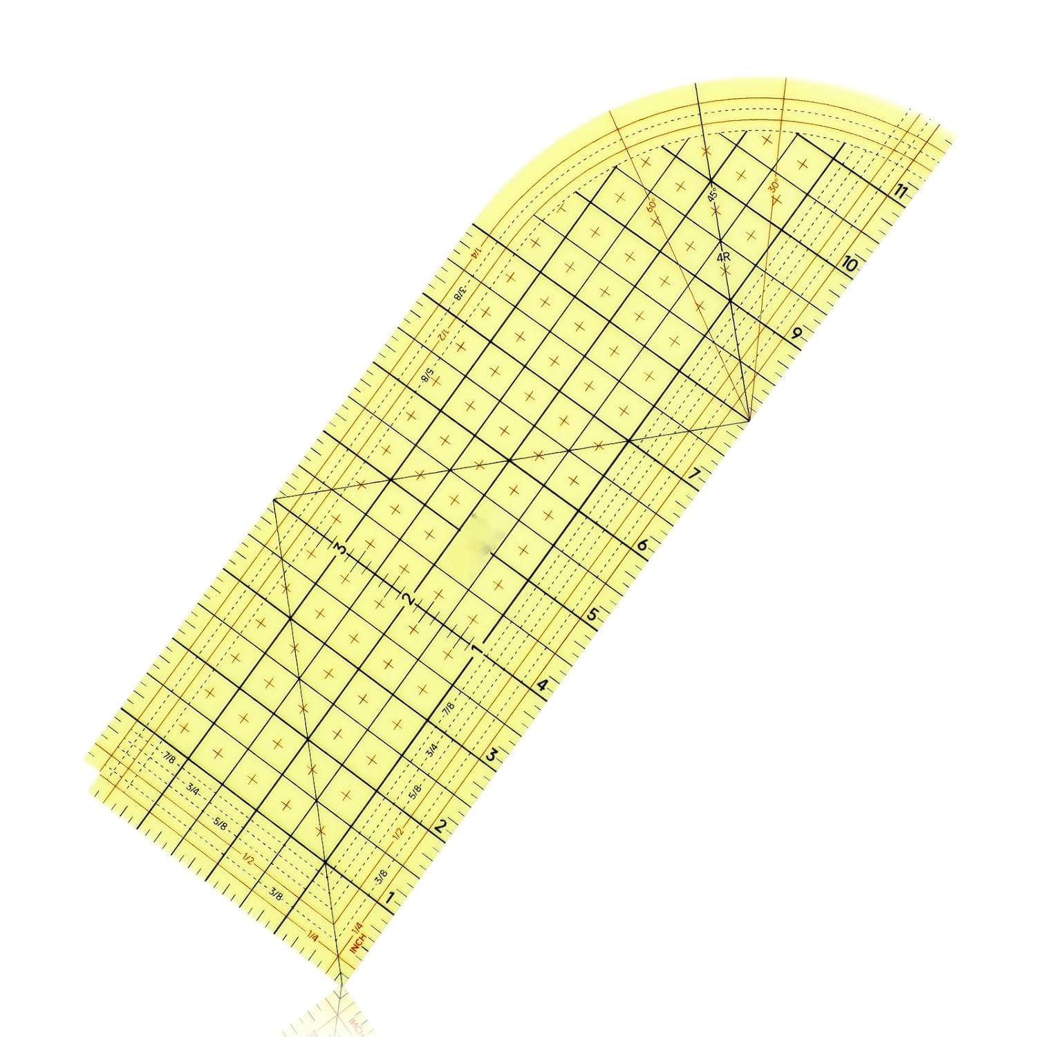 Visible Markings Sewing Ruler Temperature Safe Build Ideal for Dressmaking and Handicrafts Craft Ruler for Sewing