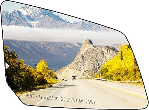 Miniatura 1 de Reemplazo de cristal de espejo con calefacción lateral derecho para GMC Acadia Saturn Outlook Chevrolet Traverse 2007-2016, vidrio de espejo convexo