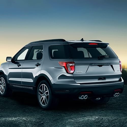 Miniatura 6 de FIONE Para Ford Explorer Conjunto de luz trasera 2016 2017 2018 2019 Luz trasera de freno Interceptor de policía Utilidades Luces traseras de