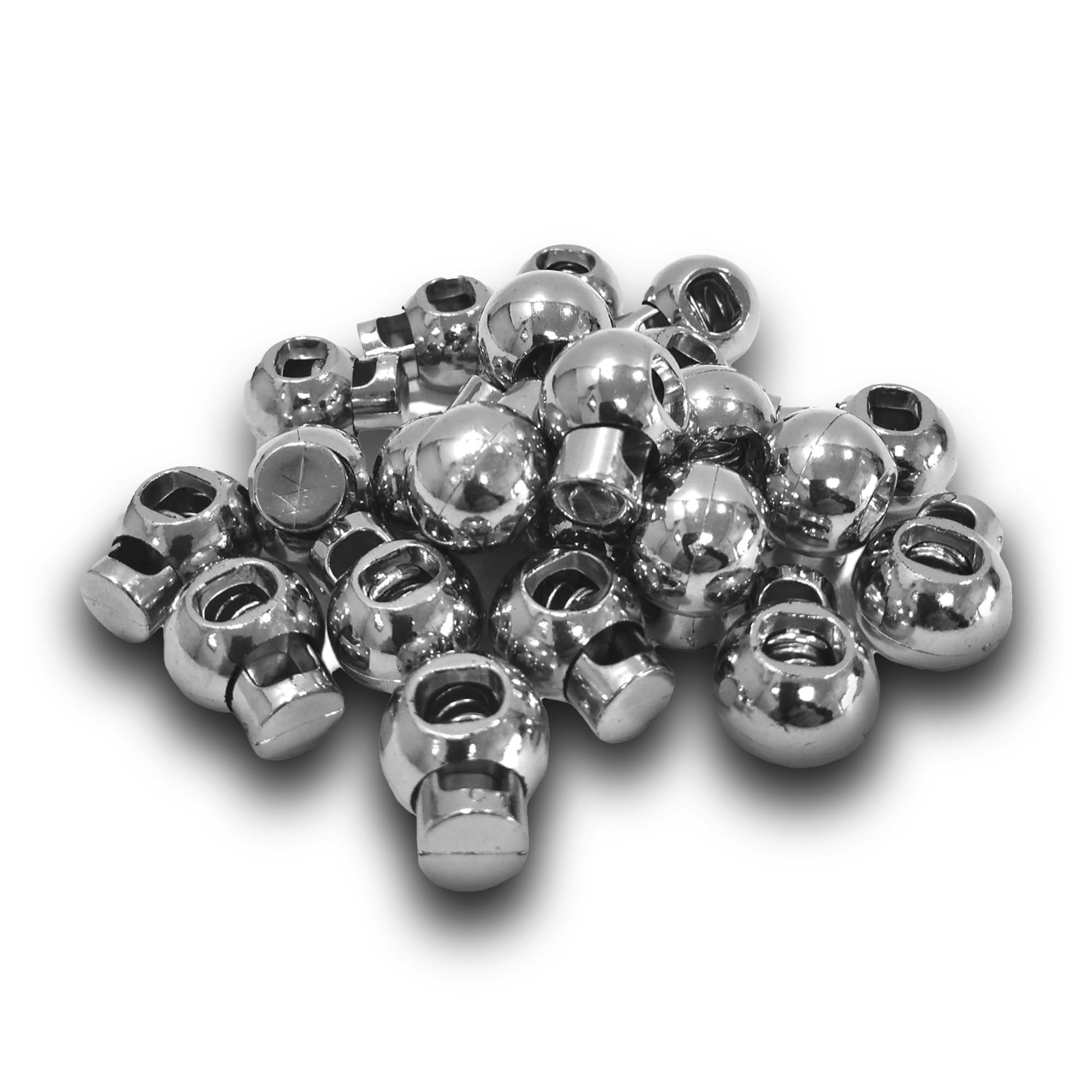 JYC CREATIVE Pack of Black Latches, Cord Stoppers, Plastic Locks for Clothes Footwear or Accessories, Cord Ties - Image 4