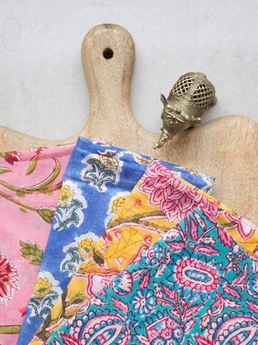 Miniatura 2 de Wholesale lot of Pure Cotton Napkins Hand Block Print Napkins