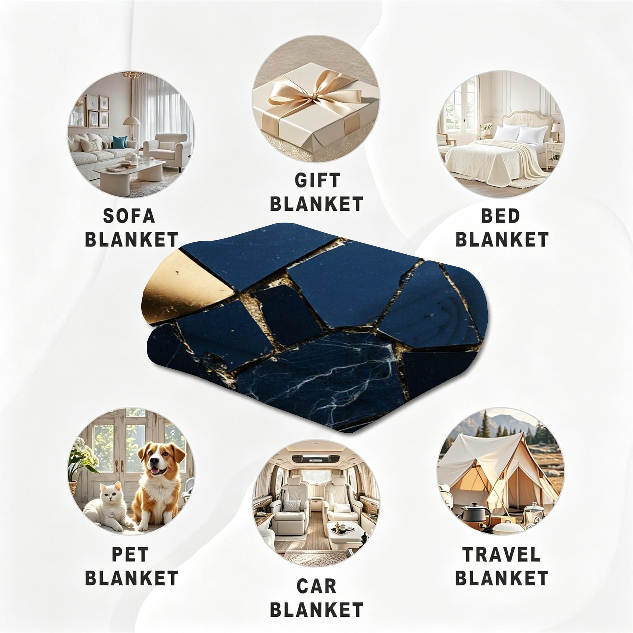 Coperta Pile Matrimoniale 240x260 cm Murales Grigio, Coperta XXL Super Morbida Multiuso Come Copriletto o Plaid da Salotto, Calda e Leggera, Protezione dal Freddo, AW7128