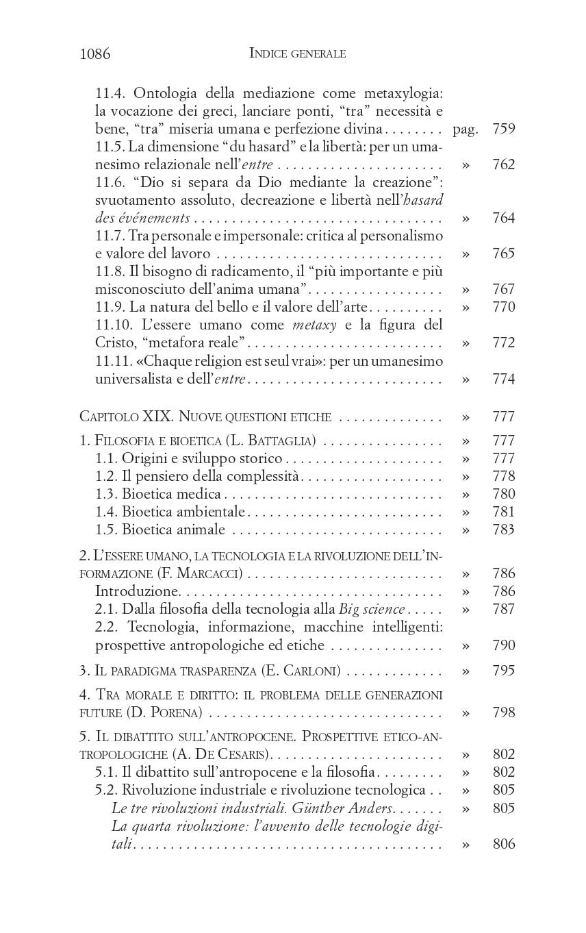Anima, corpo, relazioni. Storia della filosofia da una prospettiva antropologica. Periodo contemporaneo (Vol. 3)