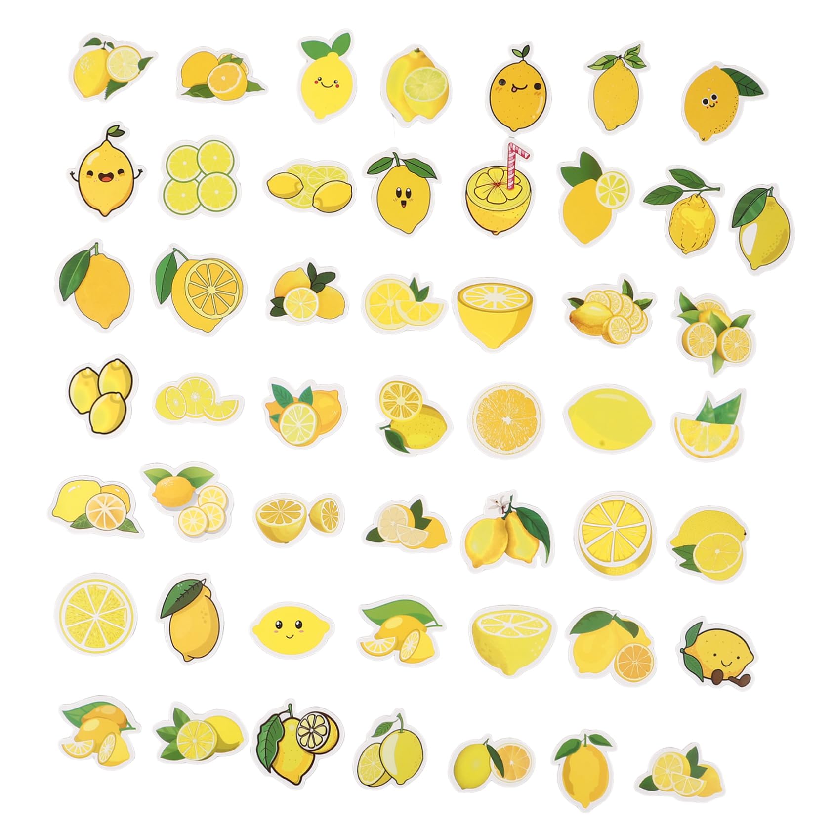 Pegatinas Adhesivas Material Seguro y Autoadhesivo 50 Diseño Adorable de Adecuado para Crear Obras y Decorar para Laptop y Computadora