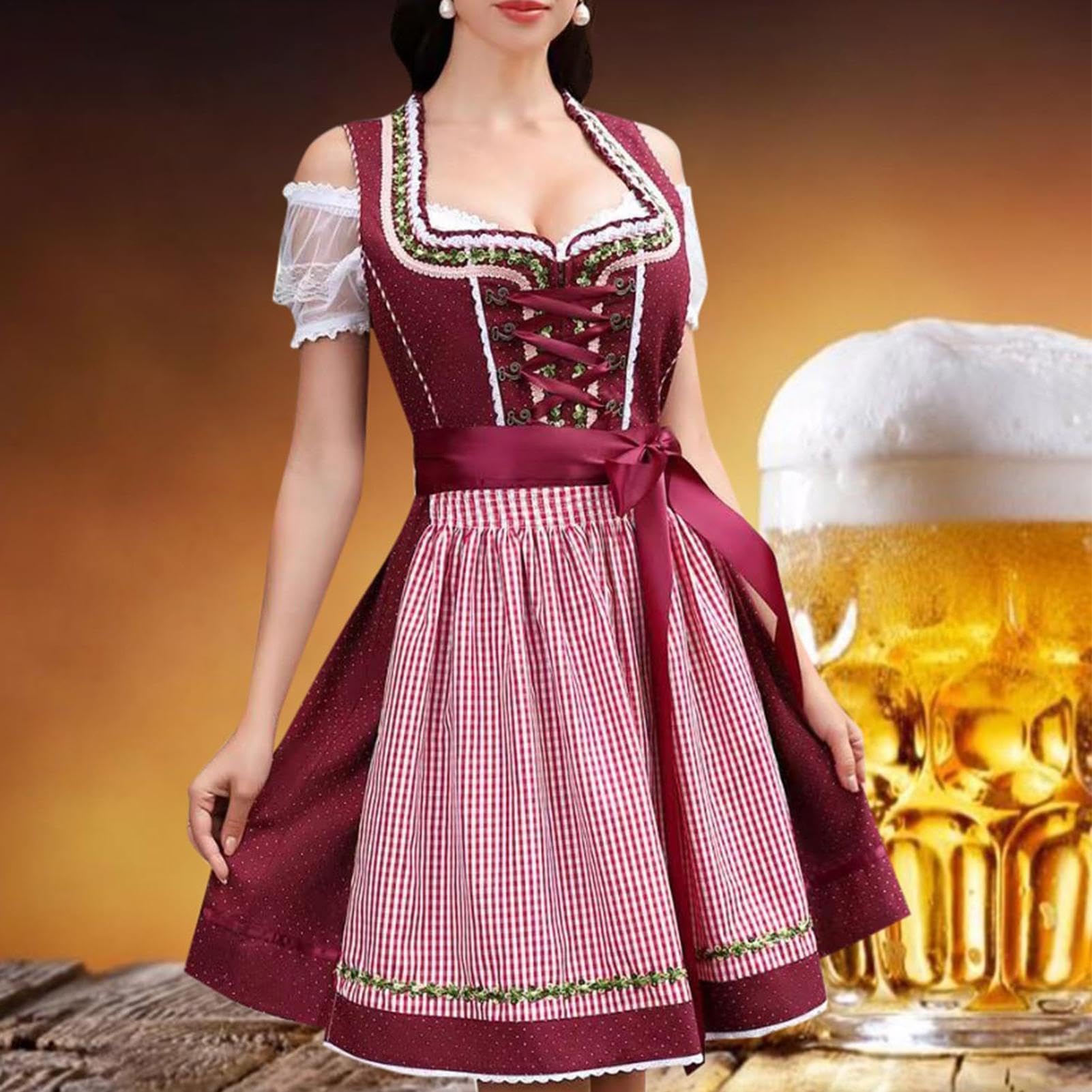Niemieckie sukienki dla kobiet Oktoberfest,Stroje Oktoberfest dla