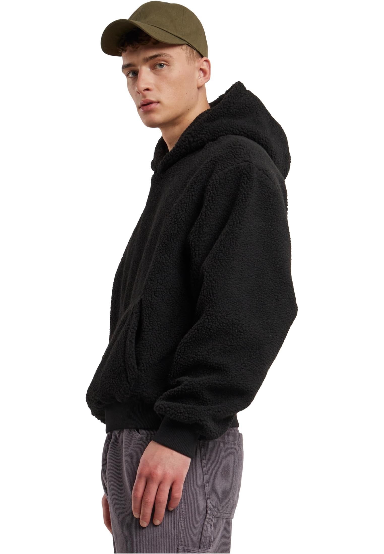 Urban Classics Urban Classics Oversized Teddy Hoodie Maglia di Tuta Uomo (Pacco da 1)
