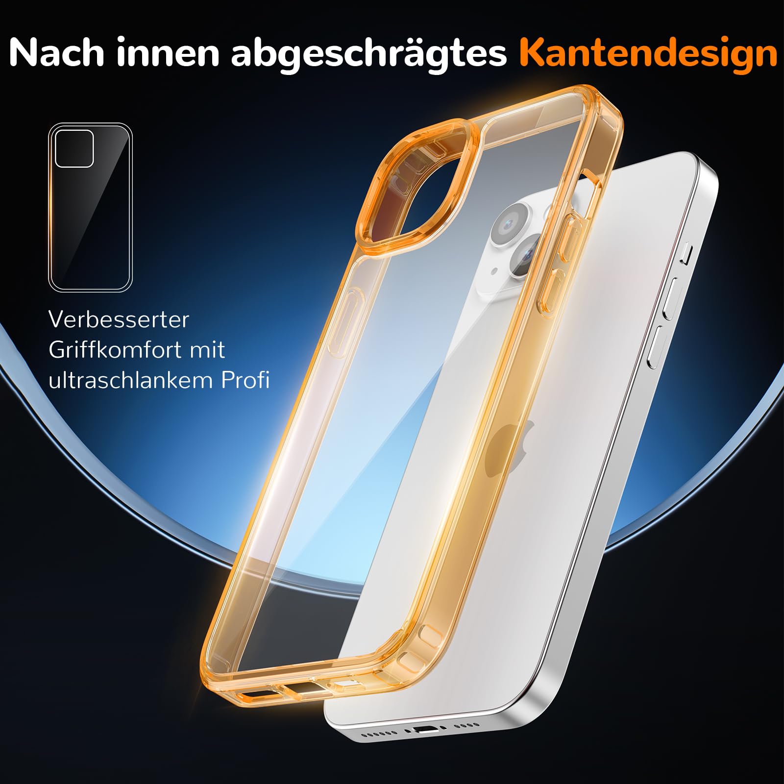 Clear Case for iPhone 15, Ultra Thin, Shockproof TPU Cover, Anti-Yellowing, Crystal Clear, Phone Case for Apple iPhone 15 - Clear — view 422