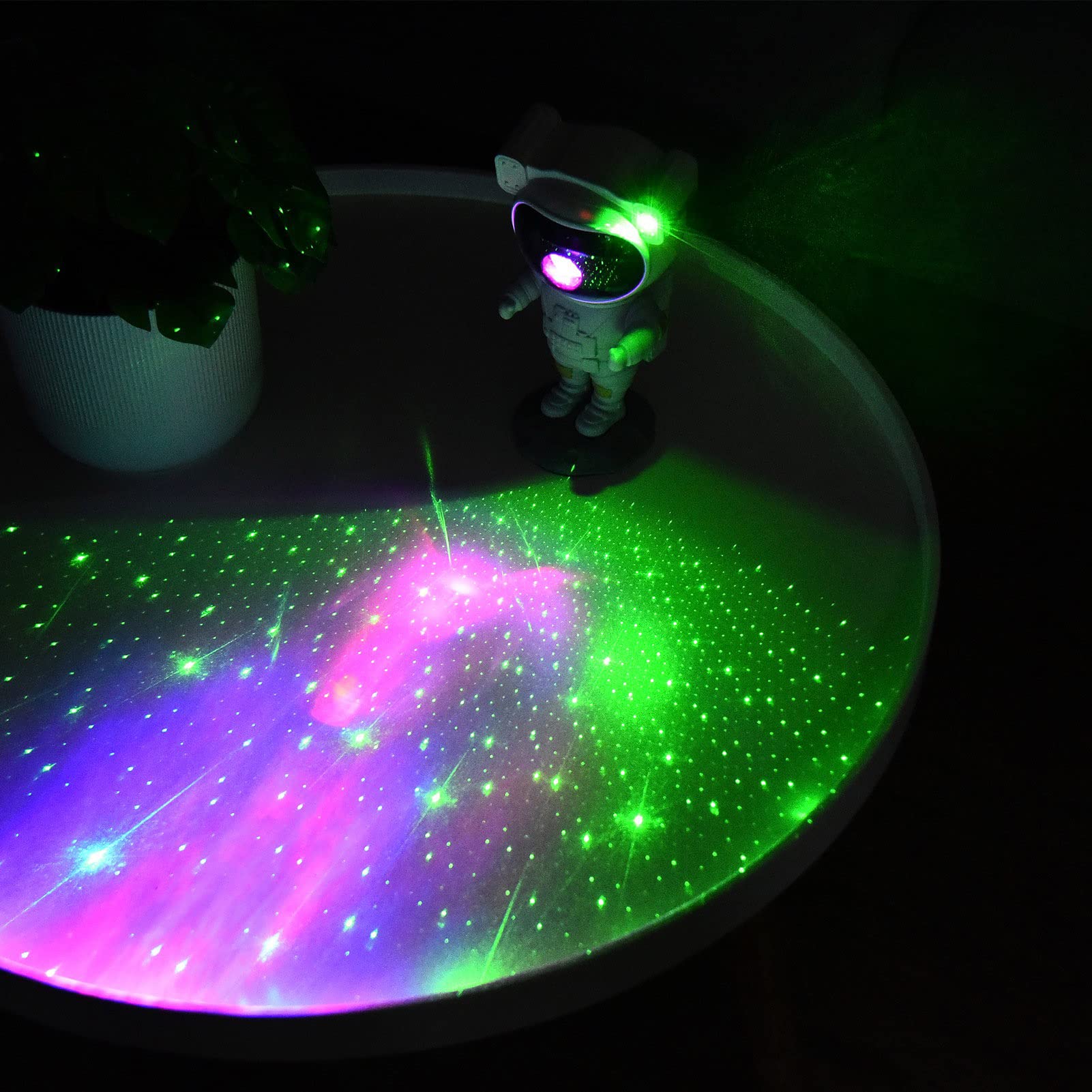 LED Astronaut Sternenhimmel Projektor, Multi Mode Nachtlicht Astronaut Projektor Astronauten Sternenhimmel Projektor mit Fernbedienung Sternenlicht Projektor, Geschenk für Kinder und Erwachsene
