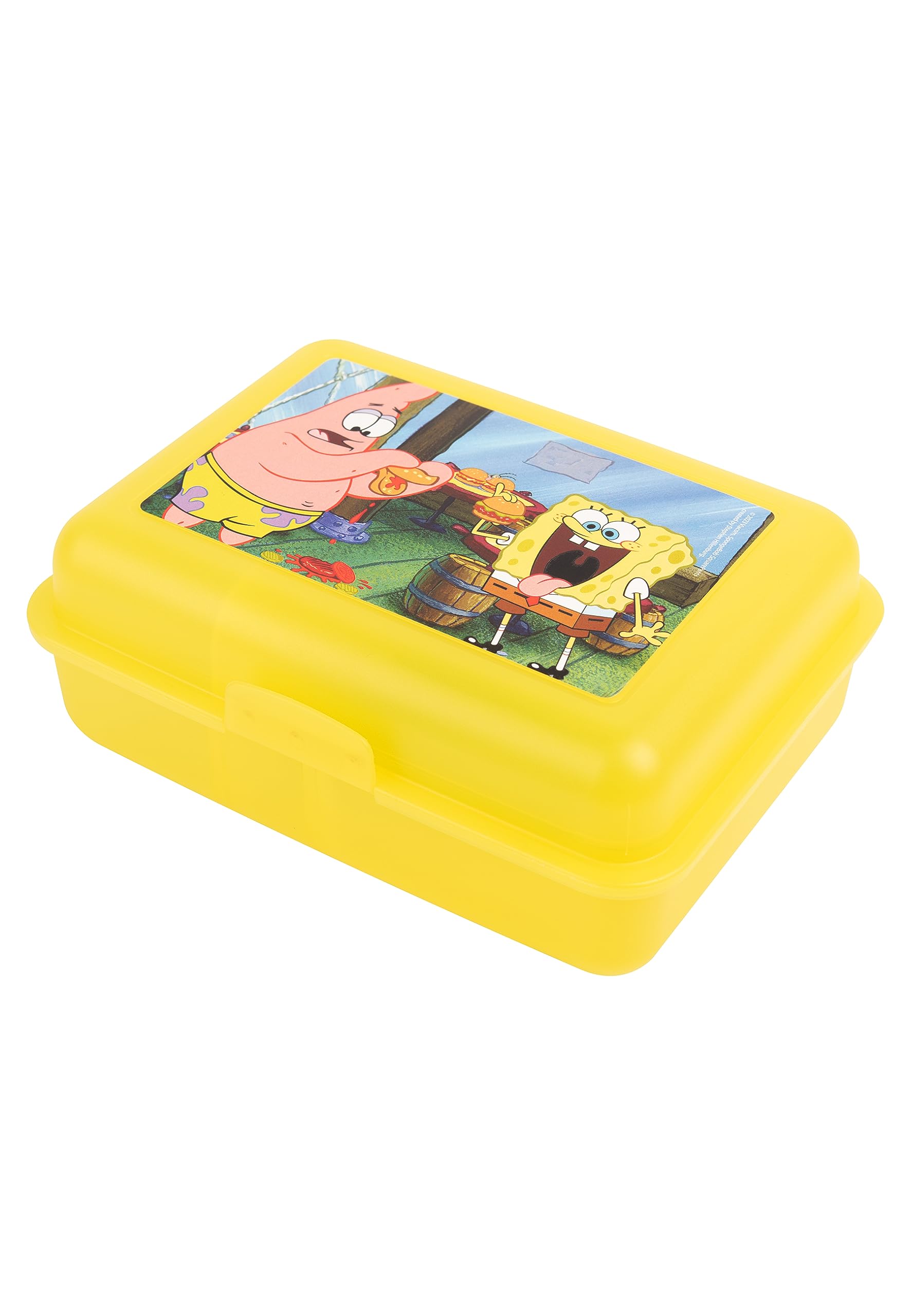 United Labels Spongebob Broodtrommel, met sponskop, scheidbare vakken