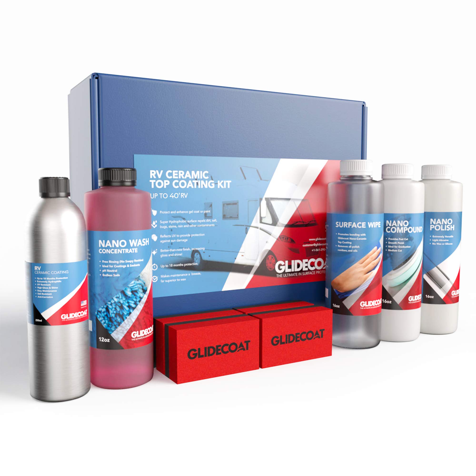 Buy Glidecoat RV Ceramic Coating Top Kit (750ml) 40ft 9H Ceramic