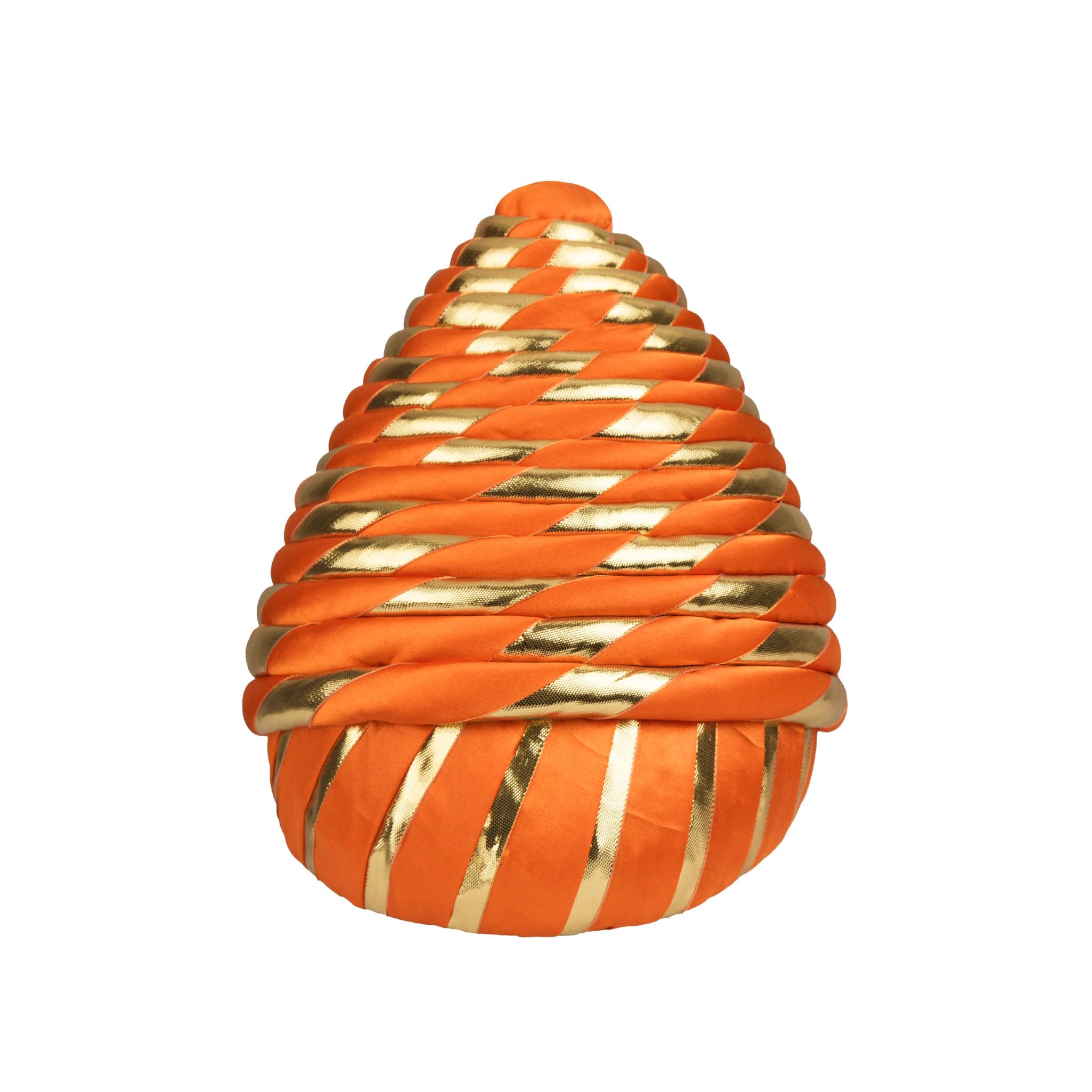 priyakant safawala Traditional Handstitch Ready to Wear Shivaji Maharaj Pagdi/Topi/Cap/Turban for Party/Drama and Traditional Function (Orange, Free - Size)-picture-54