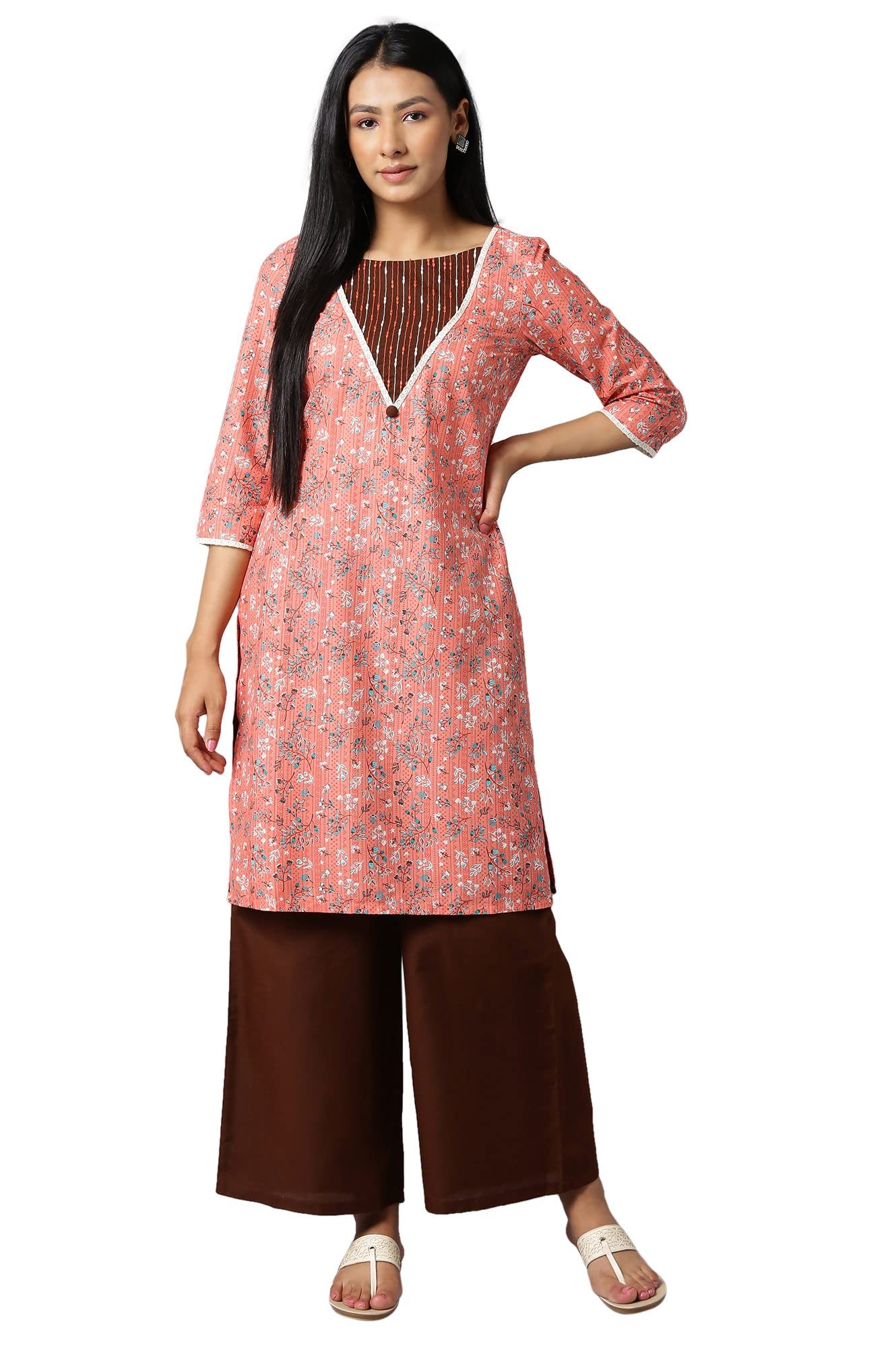 Aurelia Women's Viscose Regular Kurta & Palazzo
